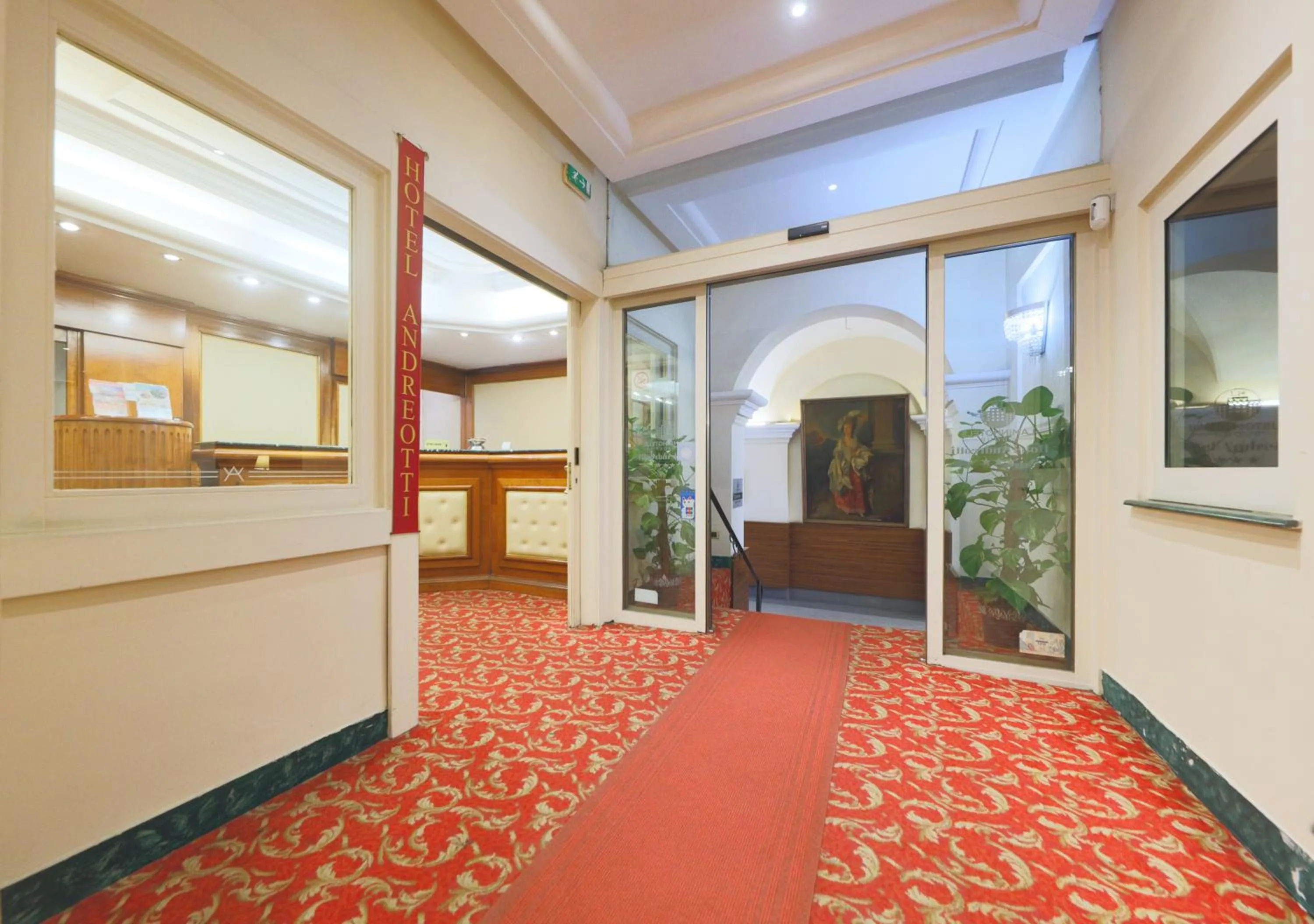 Lobby or reception in LH Hotel Andreotti