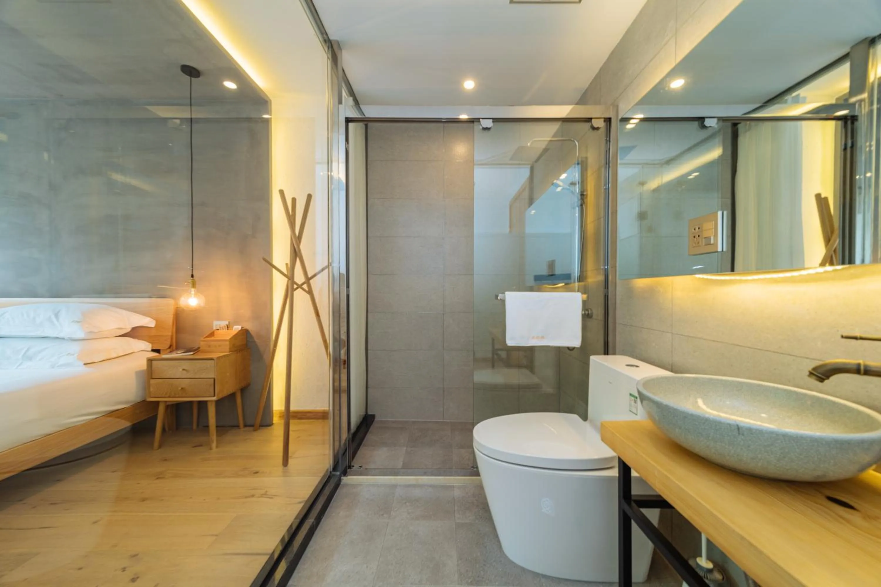 Toilet in Moganshan Pinhouwu Hotel