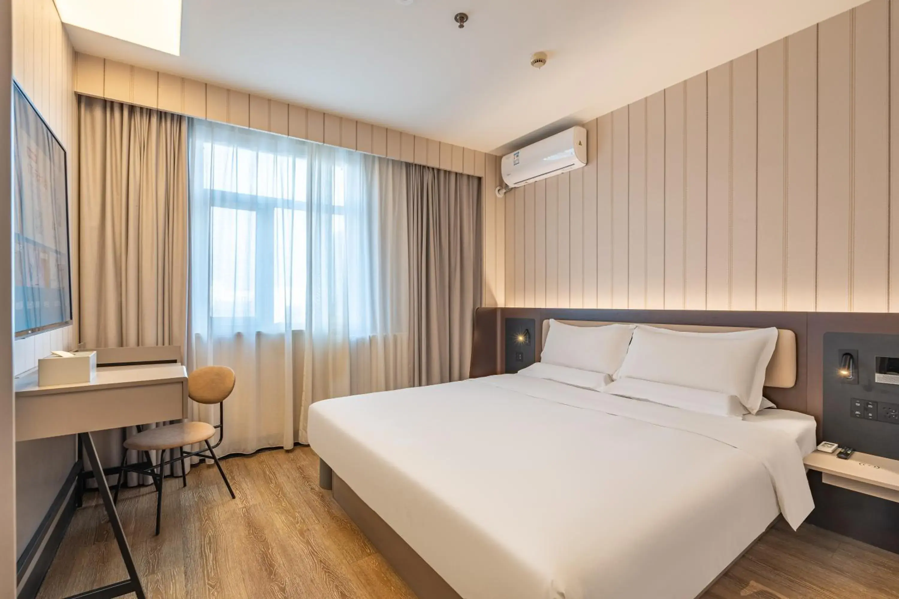 Bed in Hanting Hotel Beijing Changping Zhengfu Street Bed in Hanting Hotel Beijing Changping Zhengfu Street