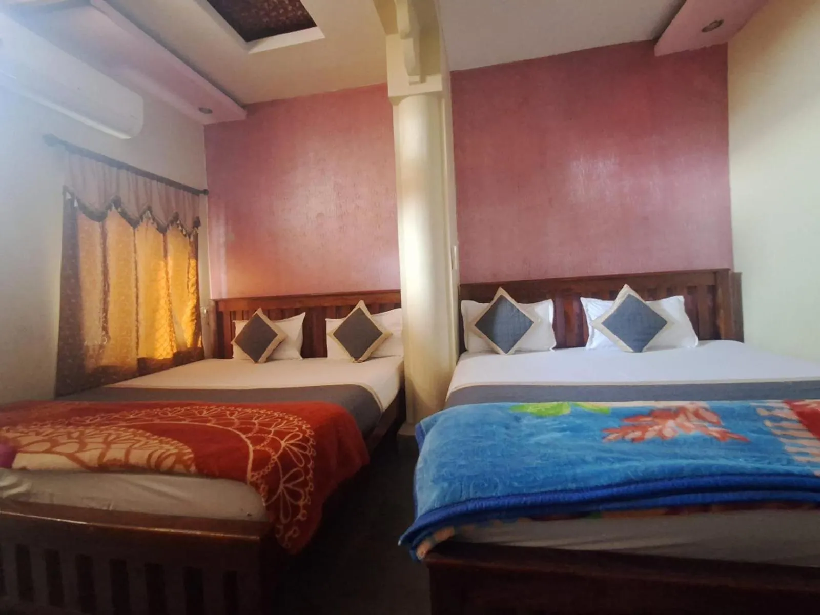 Bedroom, Bed in Hotel Om Pushkar