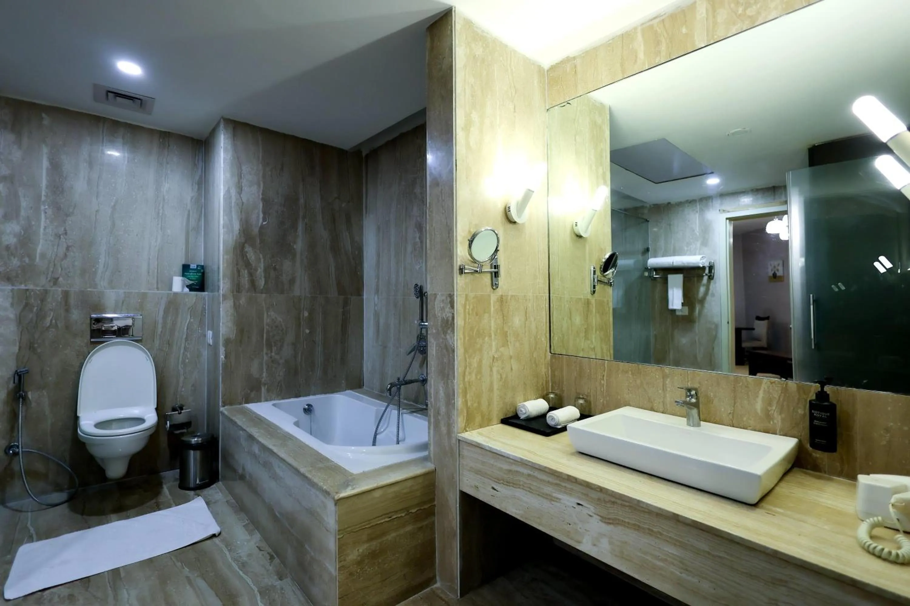 Bathroom in Ramada by Wyndham Bodh Gaya Mahabodhi