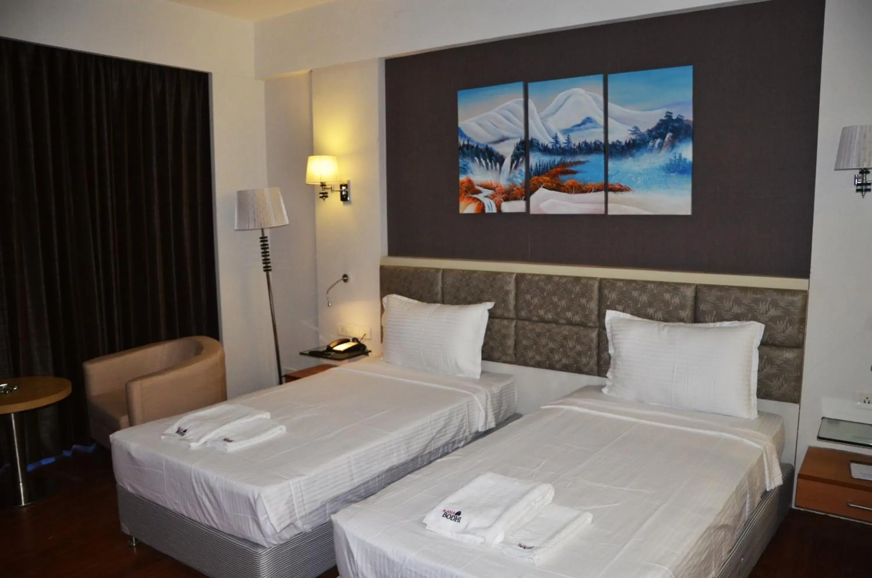 Bed in Maha Bodhi Hotel.Resort.Convention Centre Bed in Maha Bodhi Hotel.Resort.Convention Centre