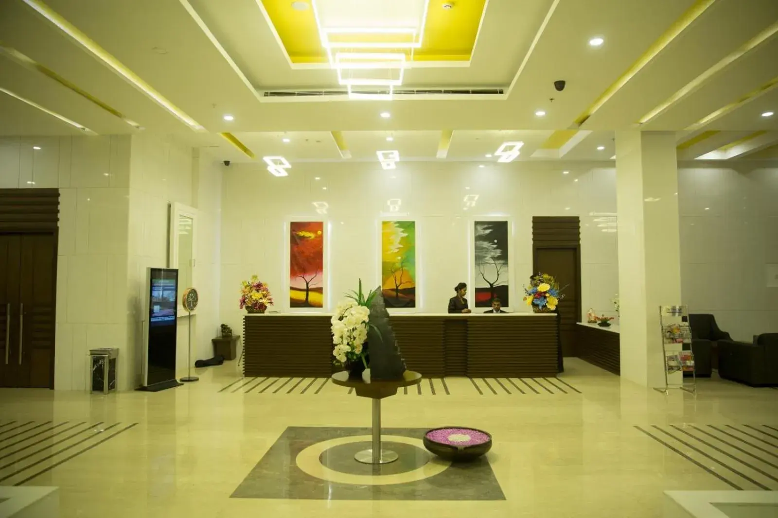 Lobby or reception in Maha Bodhi Hotel.Resort.Convention Centre Lobby or reception in Maha Bodhi Hotel.Resort.Convention Centre