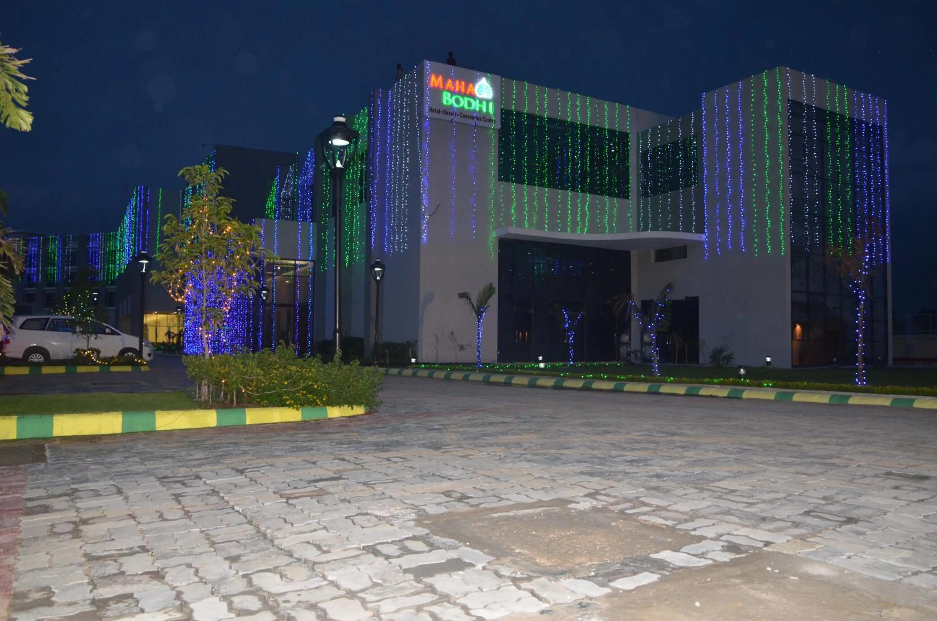 Facade/entrance in Maha Bodhi Hotel.Resort.Convention Centre