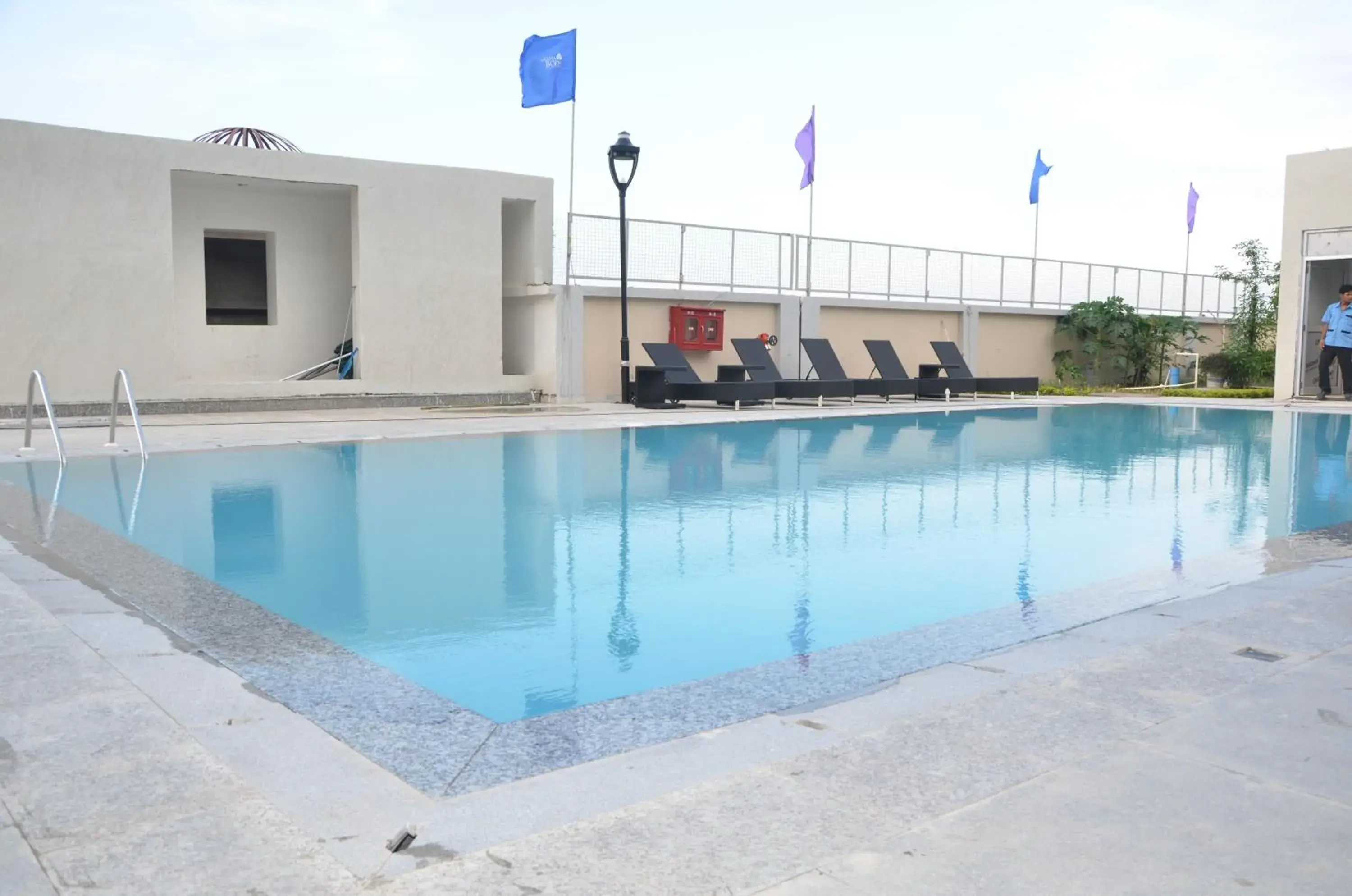 Swimming pool in Maha Bodhi Hotel.Resort.Convention Centre Swimming pool in Maha Bodhi Hotel.Resort.Convention Centre