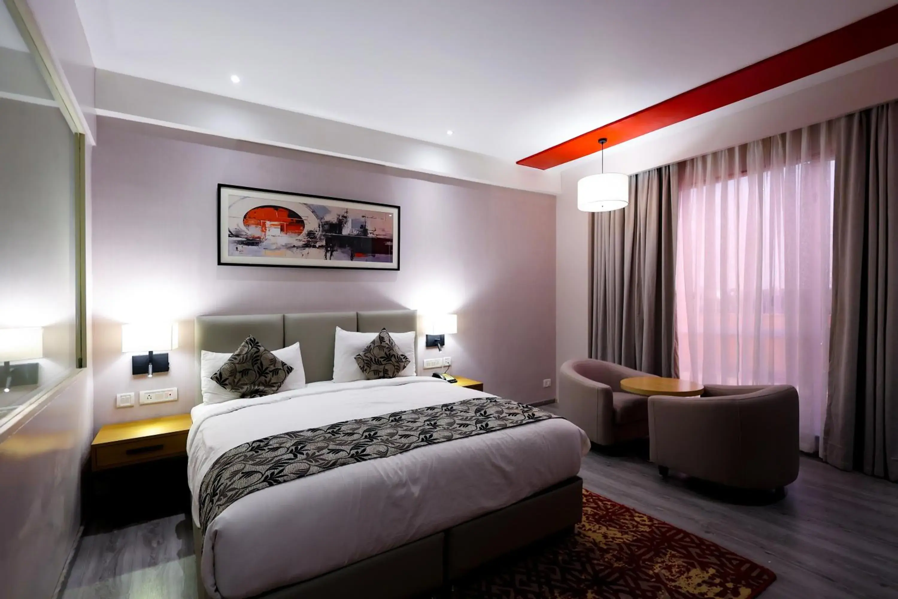 Bed in Ramada by Wyndham Bodh Gaya Mahabodhi Bed in Ramada by Wyndham Bodh Gaya Mahabodhi