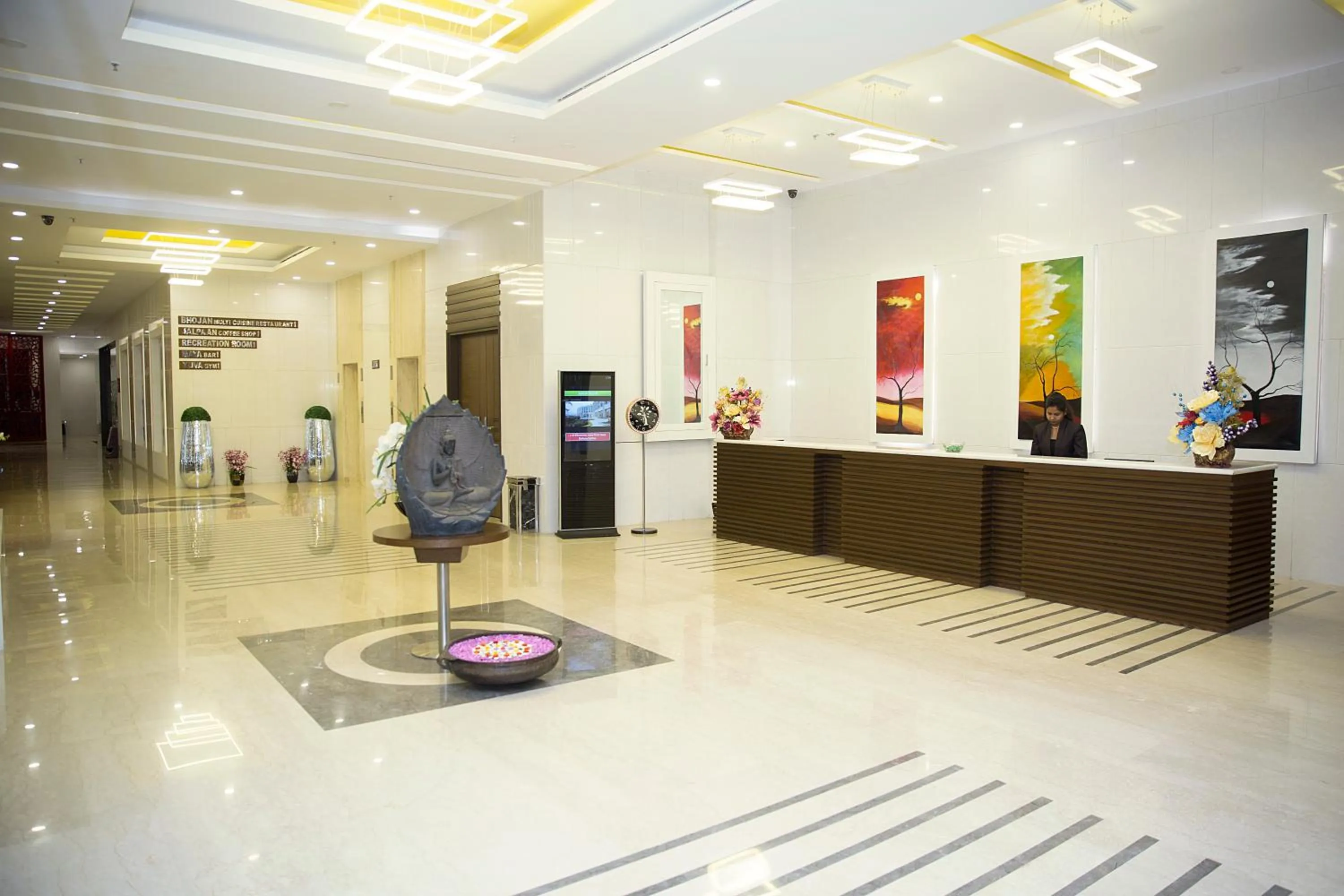 Staff in Maha Bodhi Hotel.Resort.Convention Centre