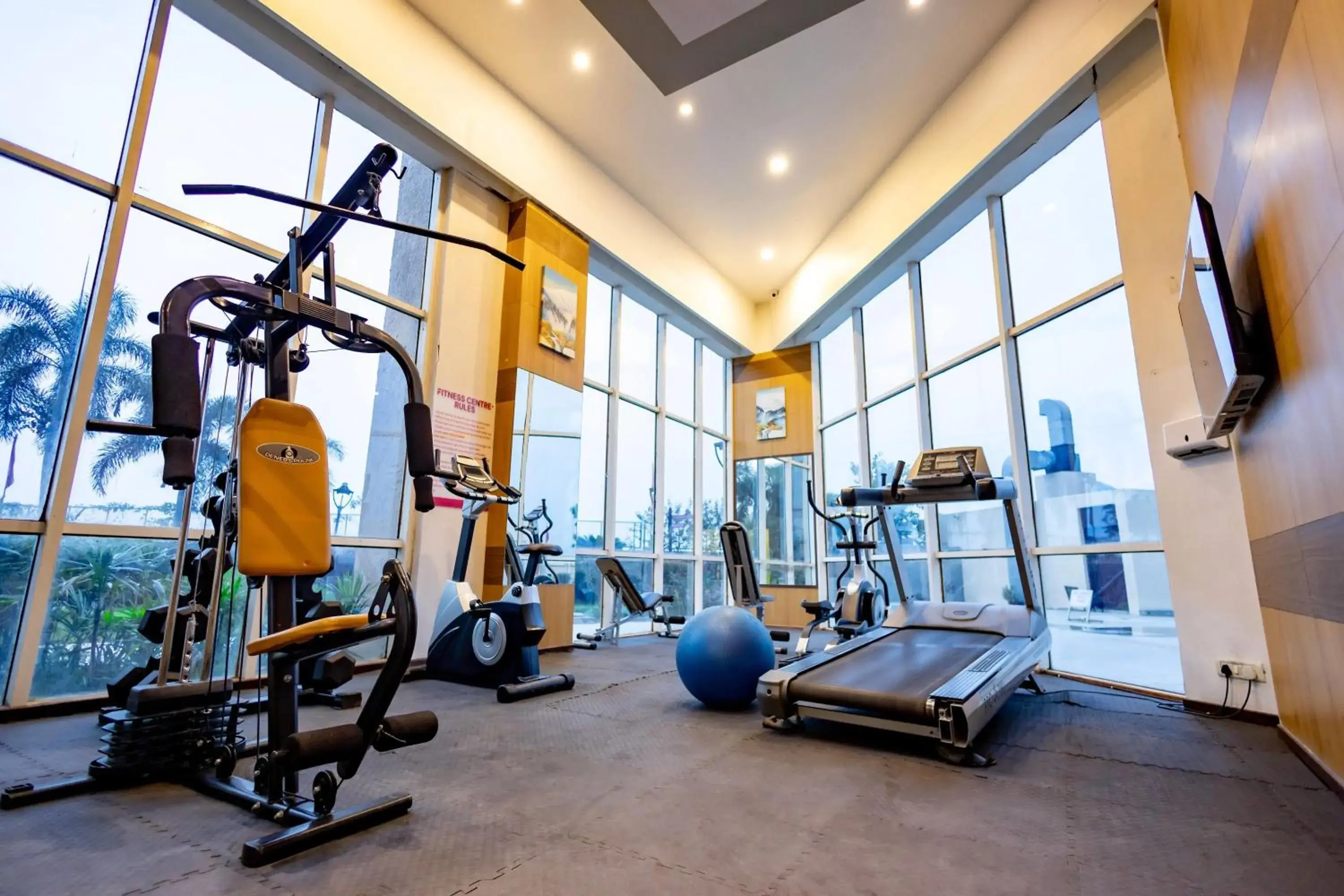 Fitness centre/facilities in Ramada by Wyndham Bodh Gaya Mahabodhi Fitness centre/facilities in Ramada by Wyndham Bodh Gaya Mahabodhi