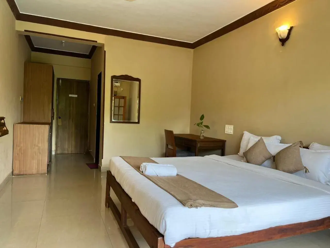 Double Room with Pool View in Ashvem Beach inn Double Room with Pool View in Ashvem Beach inn