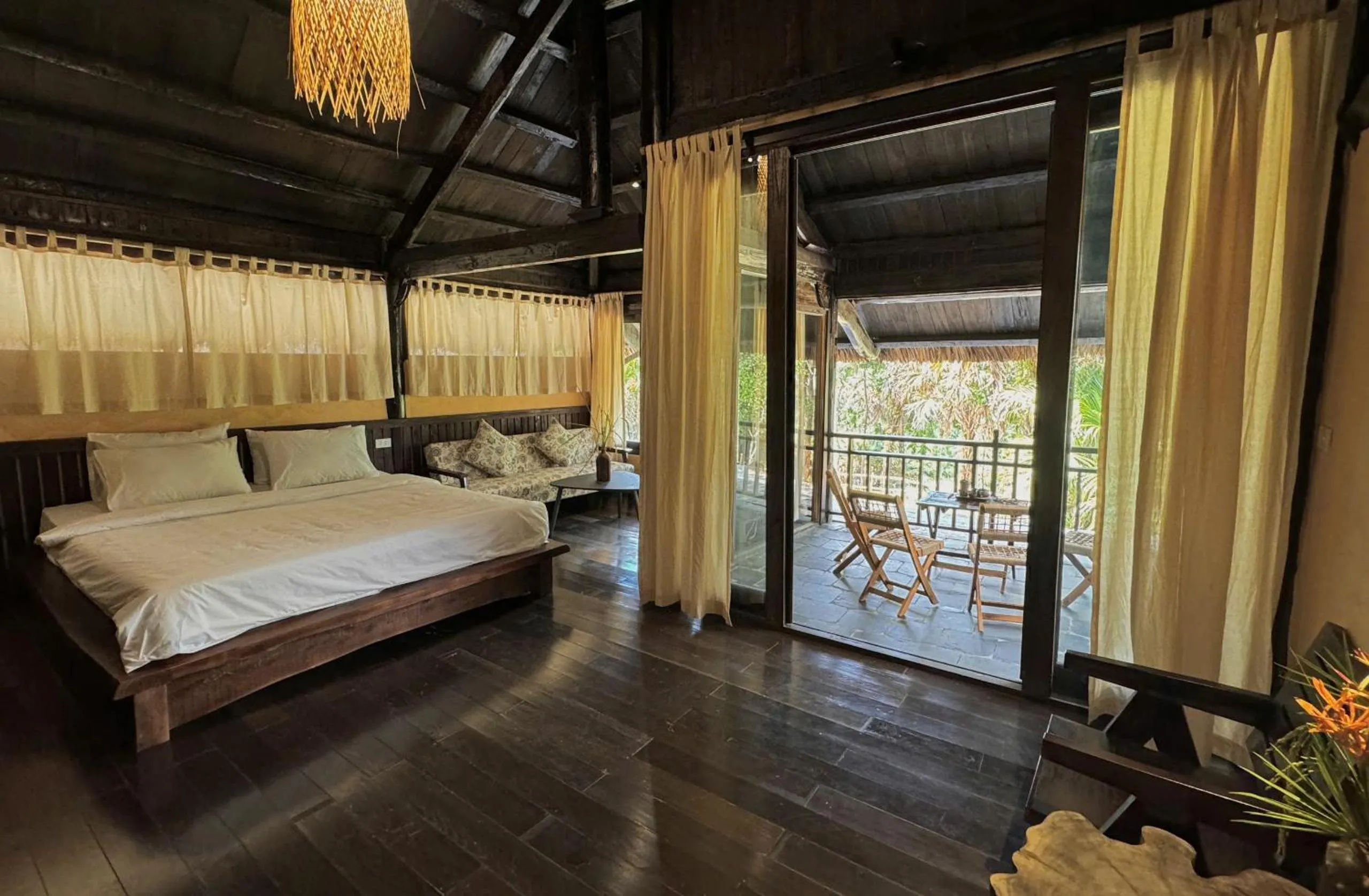 Bed in Cọ Retreat Da Bac