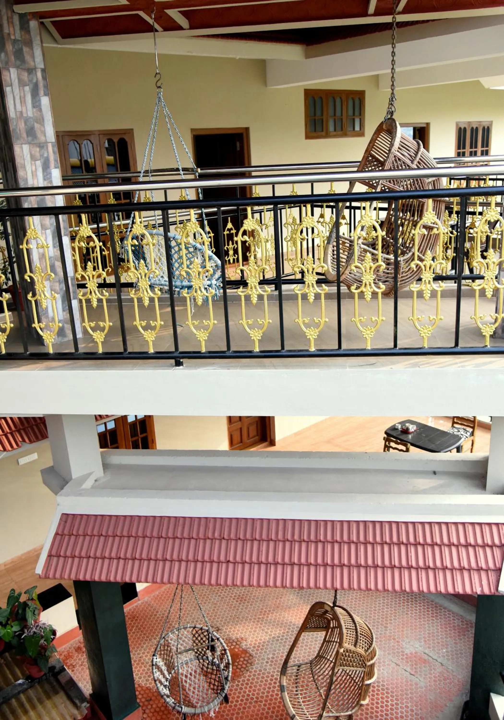 Balcony/Terrace in Jungle Palace Homestay