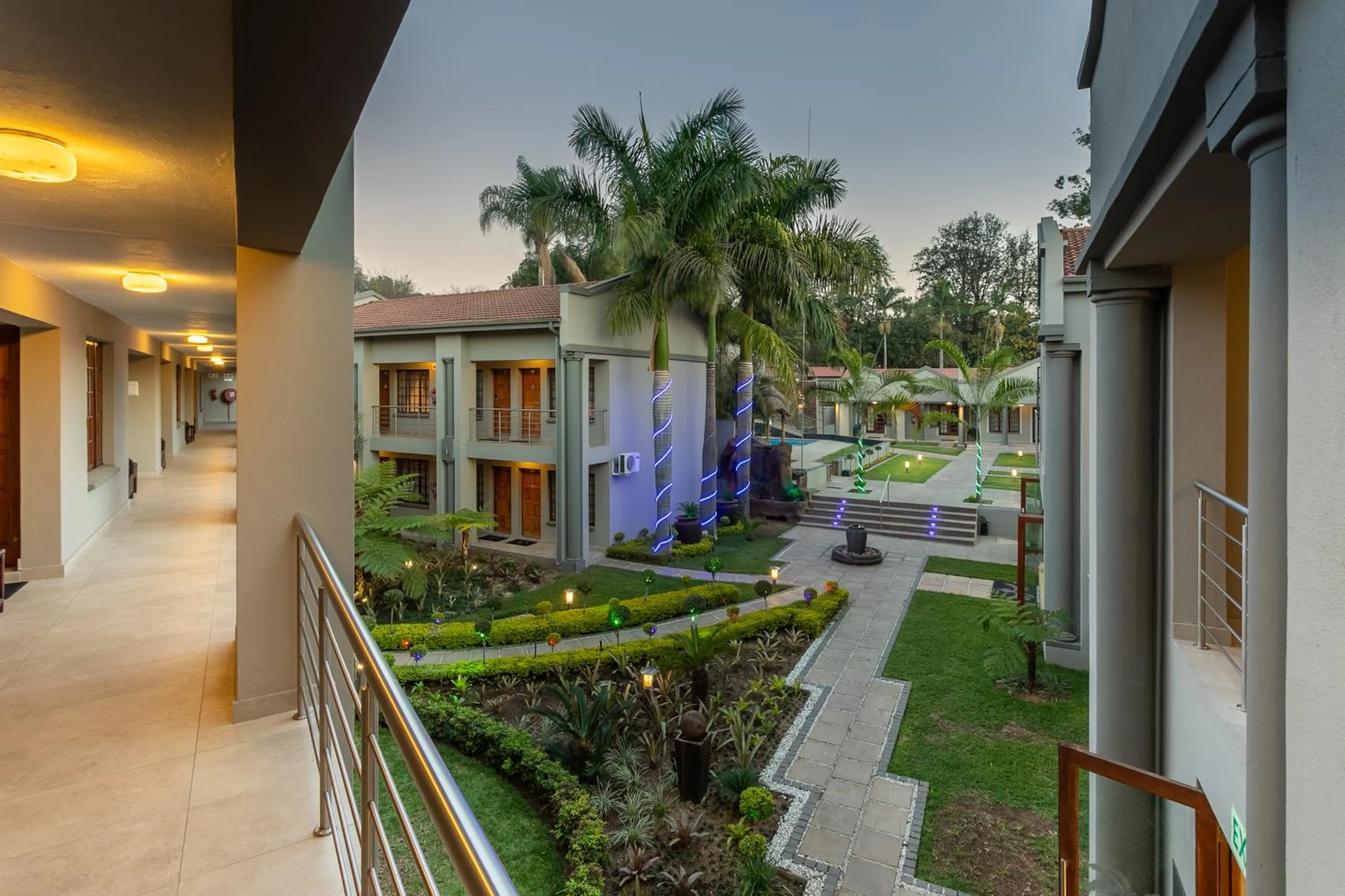 Patio in The Cycad Lodge & Chalets