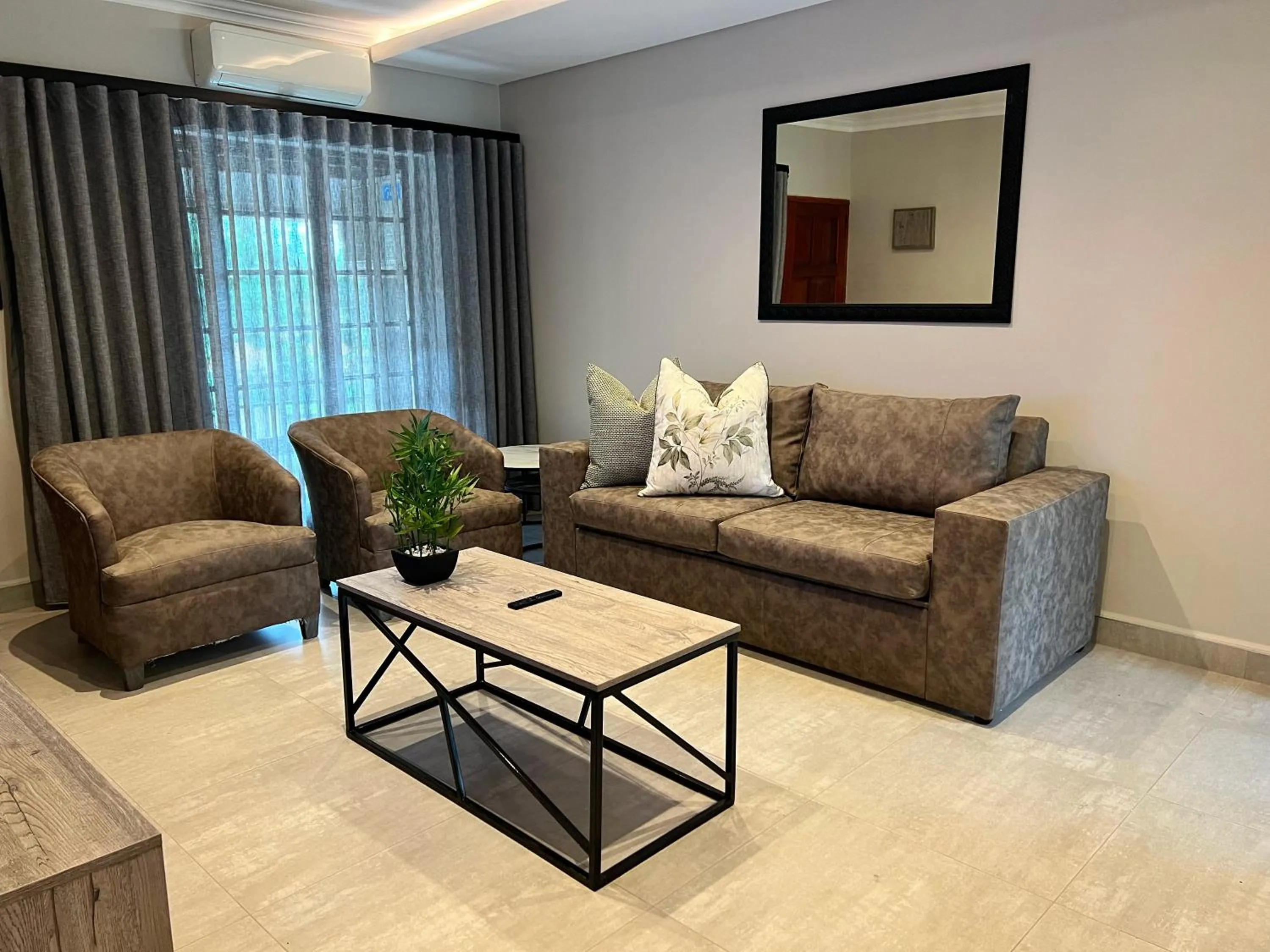 Living room in The Cycad Lodge & Chalets