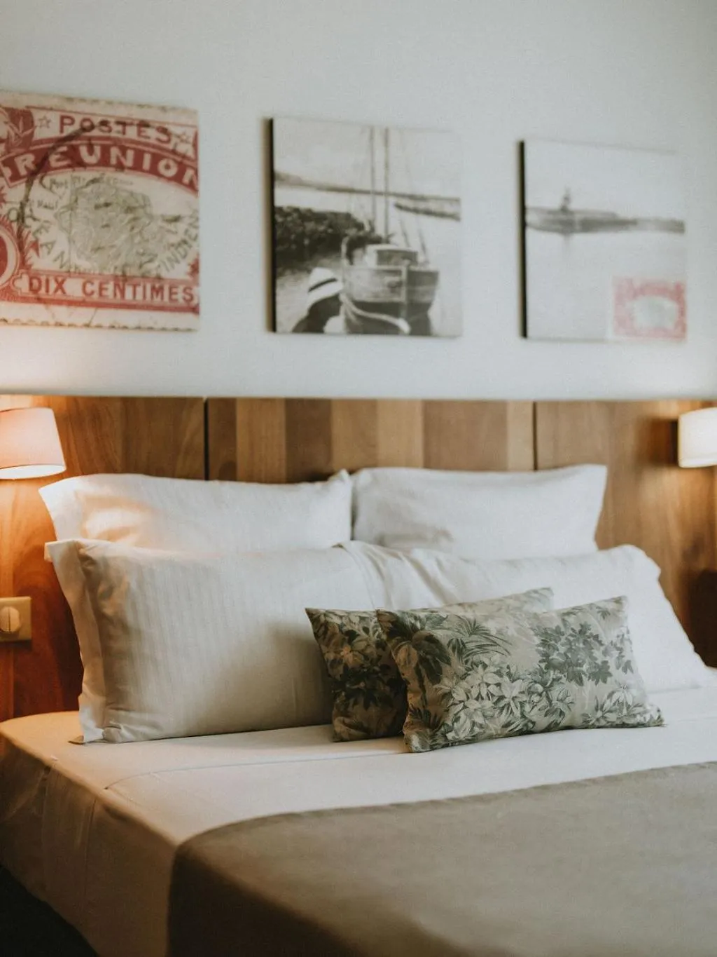 Bed in Hotel Le Saint Pierre ÎLe De La Reunion.