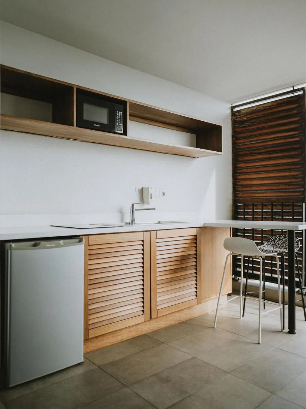 Kitchen or kitchenette in Hotel Le Saint Pierre ÎLe De La Reunion.