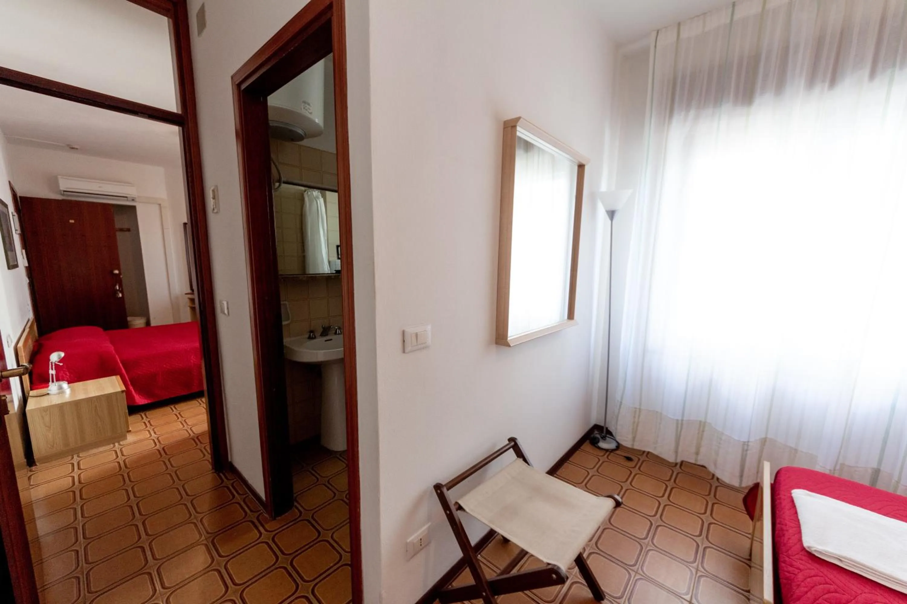 Bed in Hotel Calipso