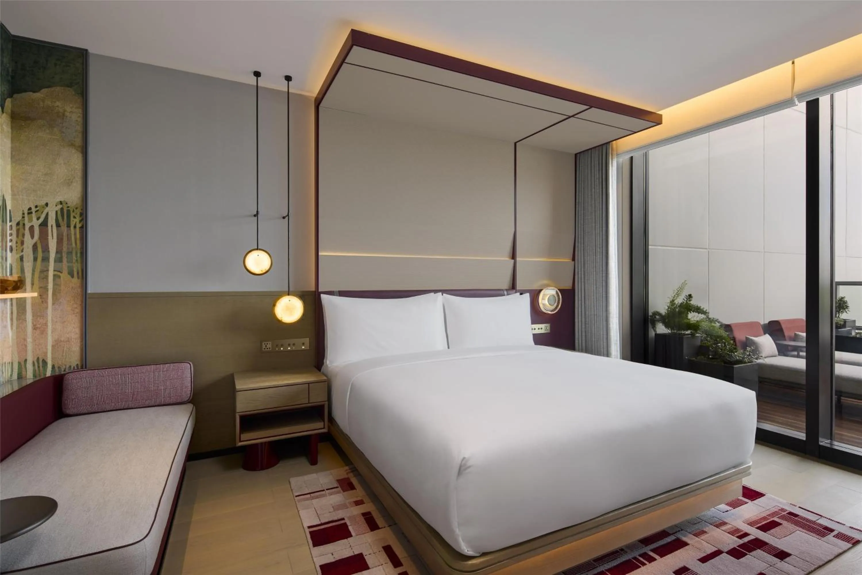 Bed in Canopy By Hilton Shanghai Belfry Plaza