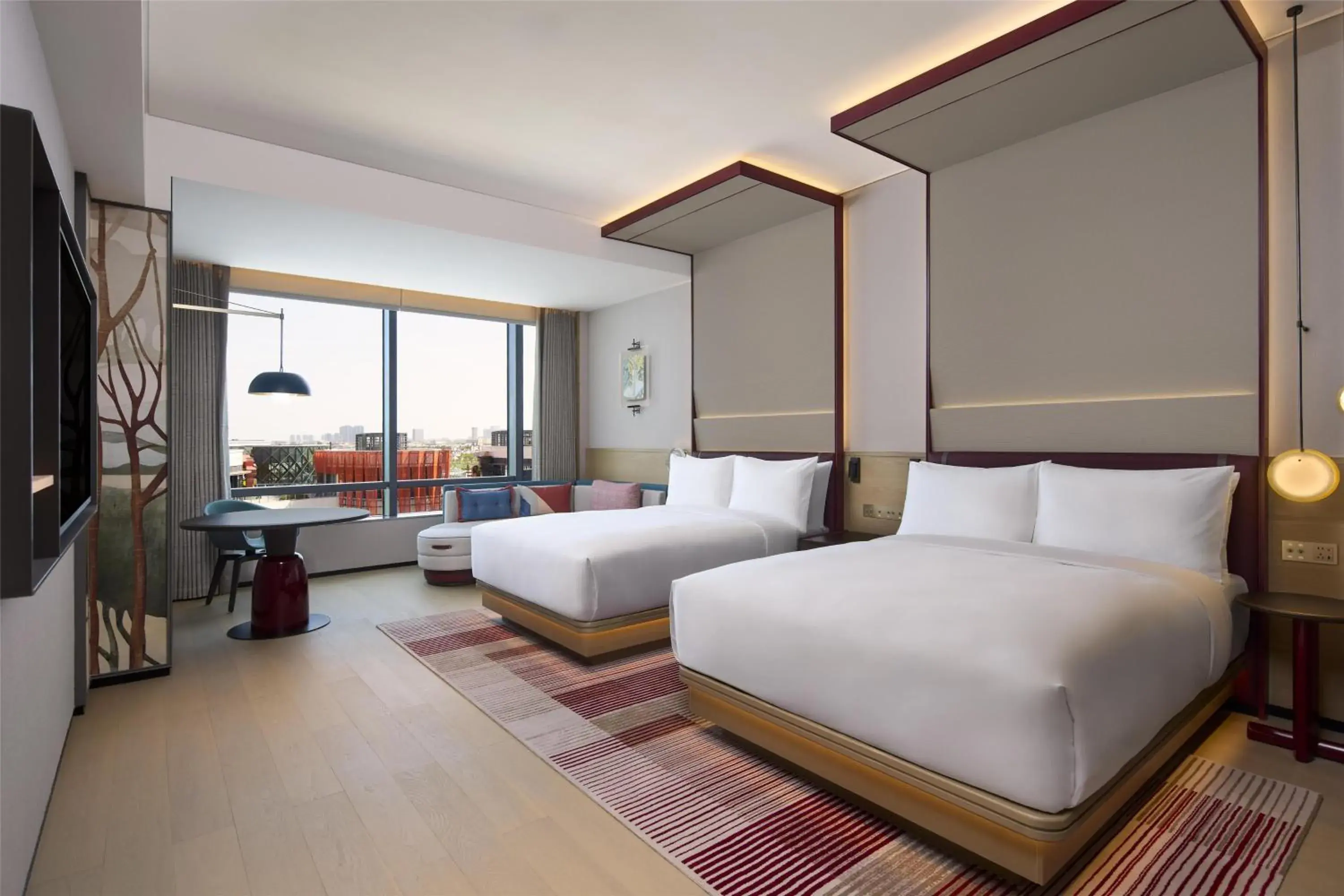 Room with Two Queen Beds in Canopy By Hilton Shanghai Belfry Plaza Room with Two Queen Beds in Canopy By Hilton Shanghai Belfry Plaza