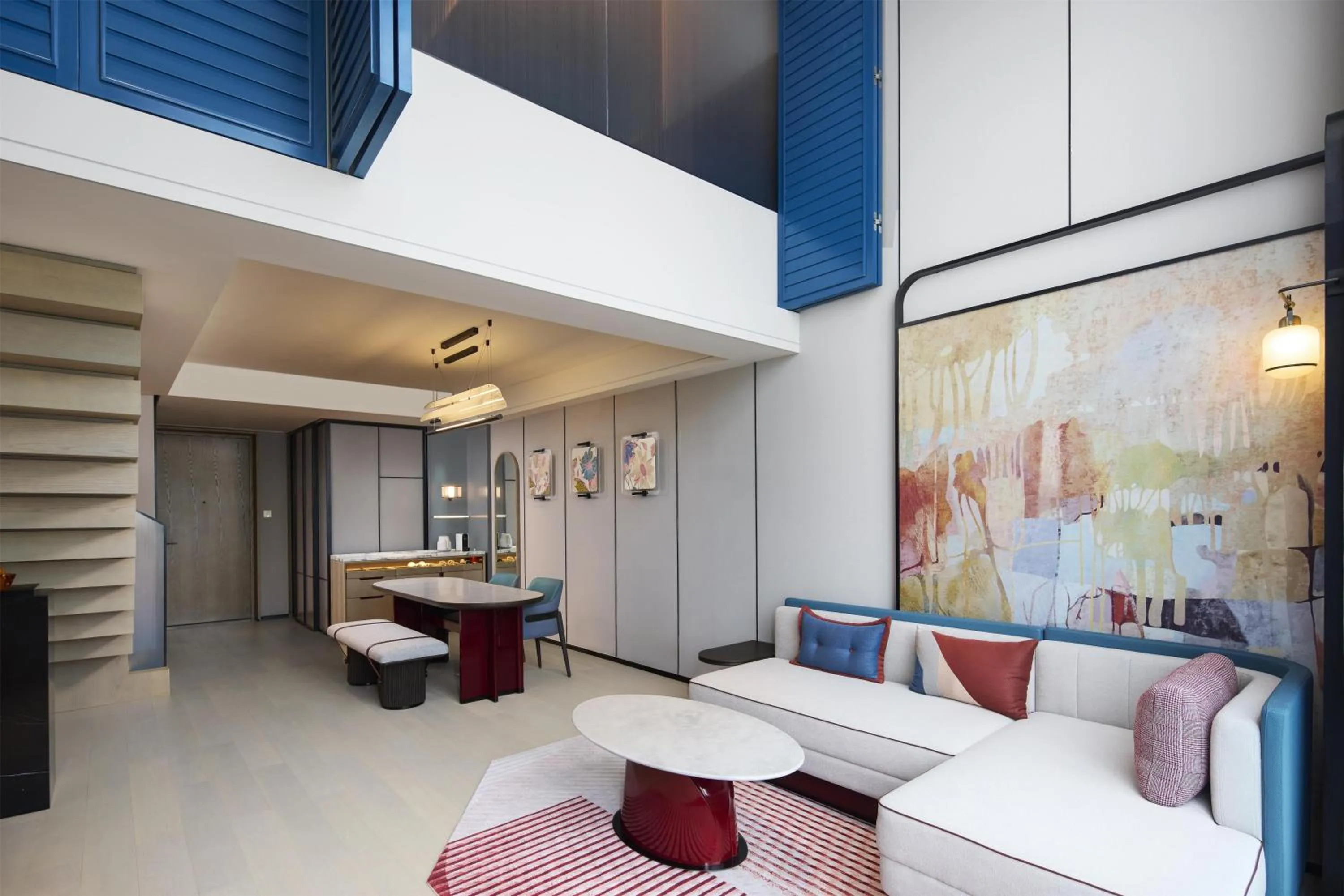 Living room in Canopy By Hilton Shanghai Belfry Plaza