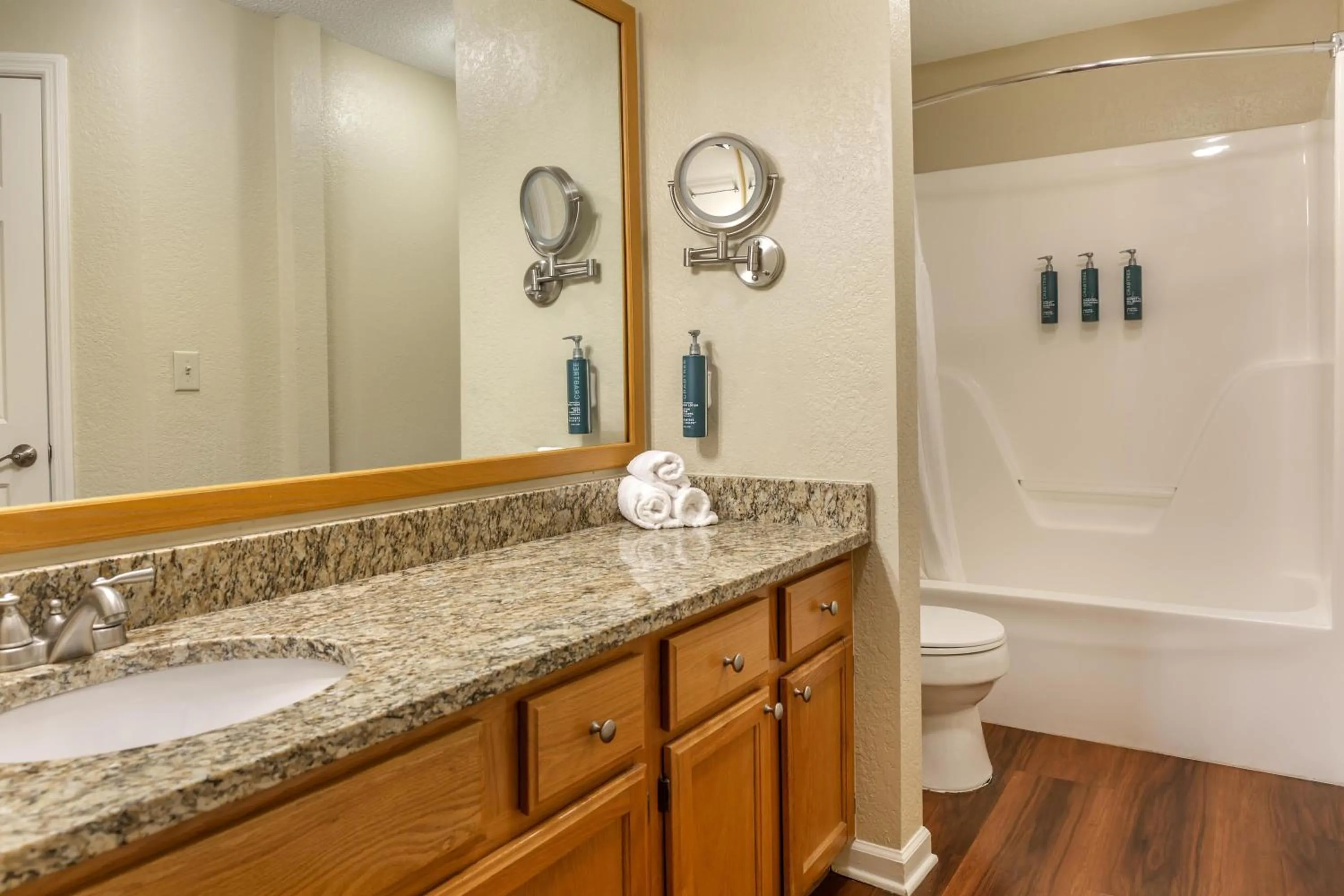 Bathroom in Hilton Vacation Club Laurel Crest Pigeon Forge