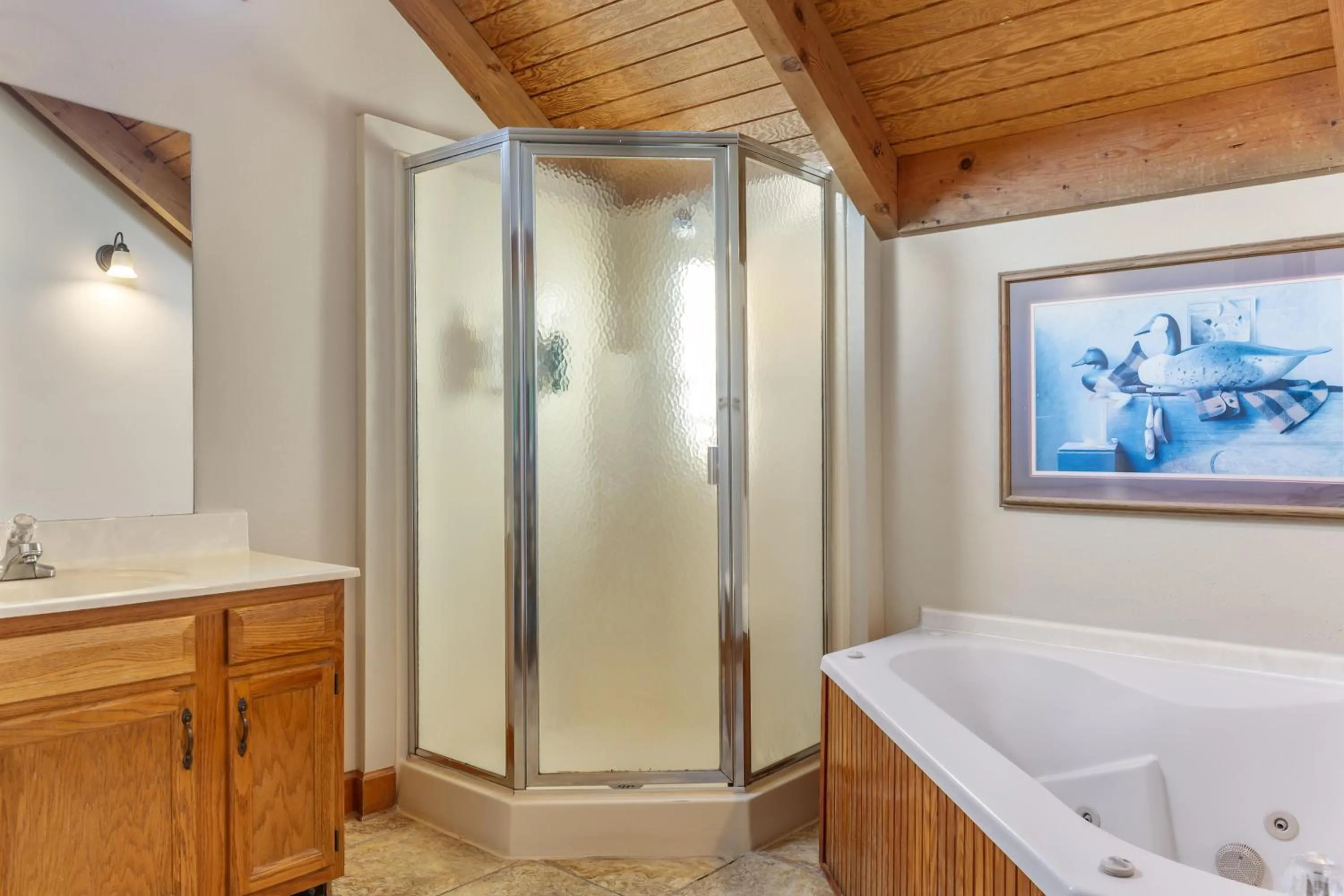 Bathroom in Hilton Vacation Club Laurel Crest Pigeon Forge