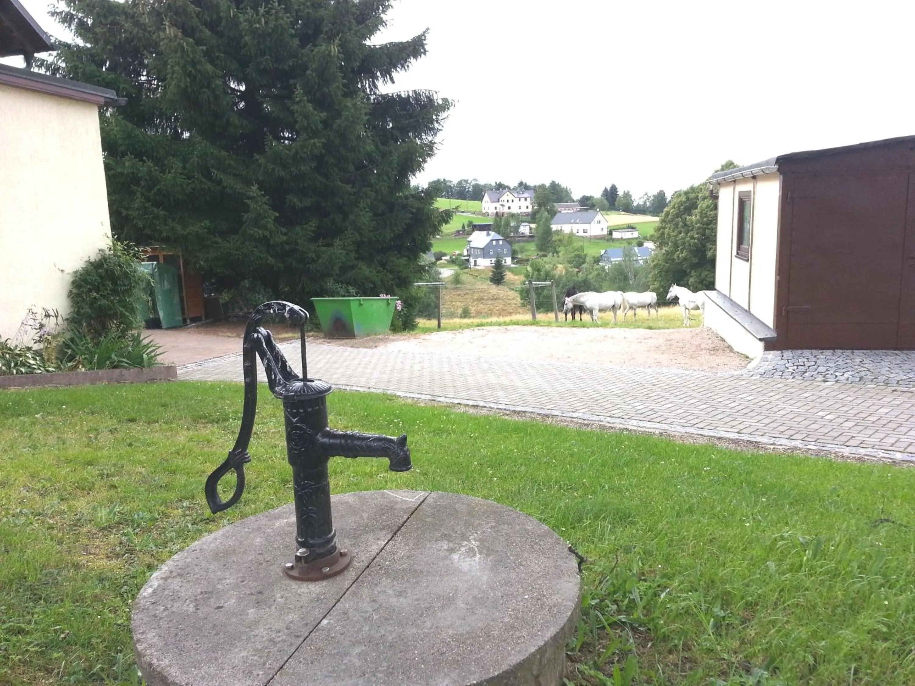 Patio in Ferienwohnung Unger