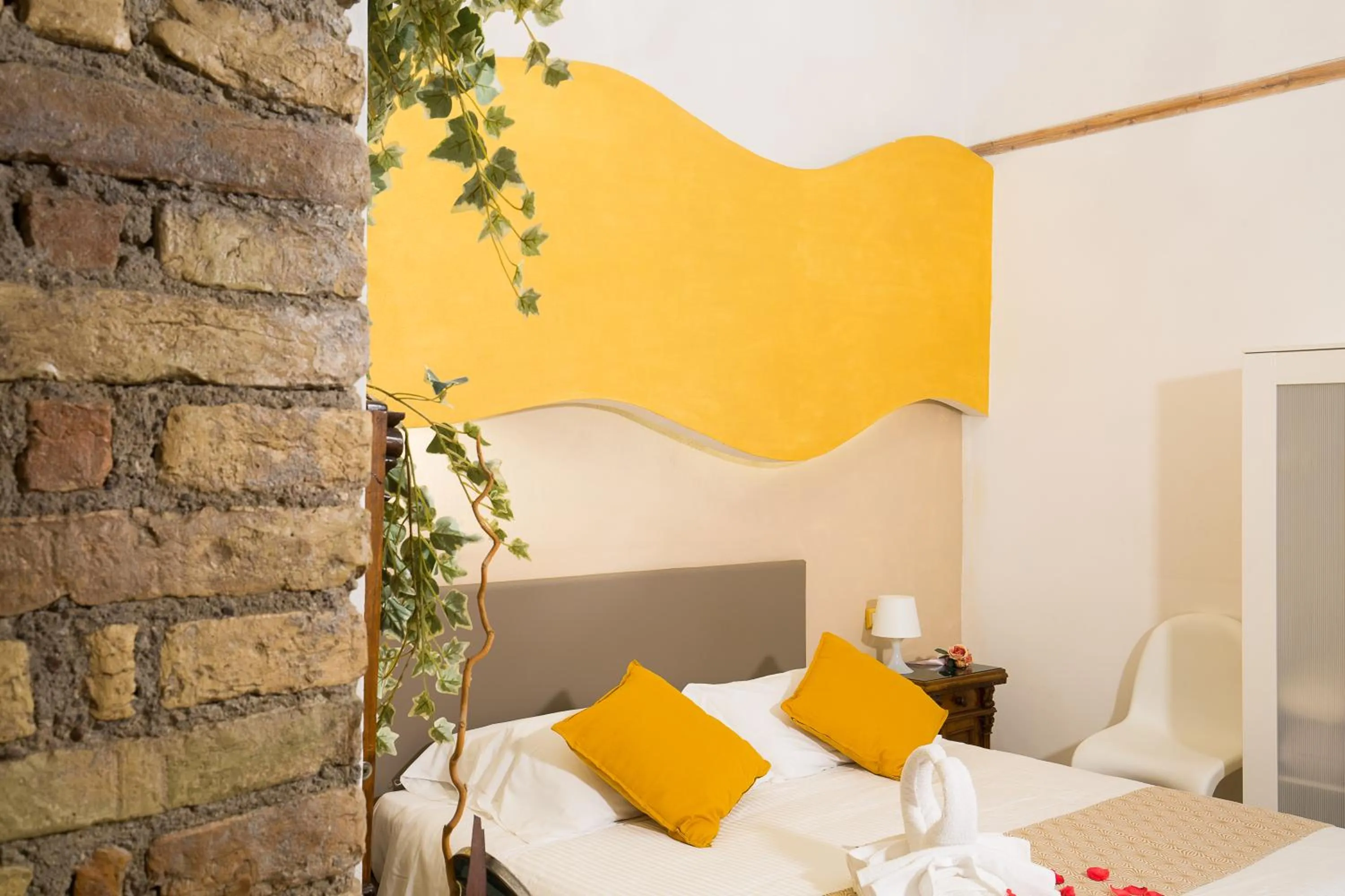 Bed in Nerva Accommodation Cavour