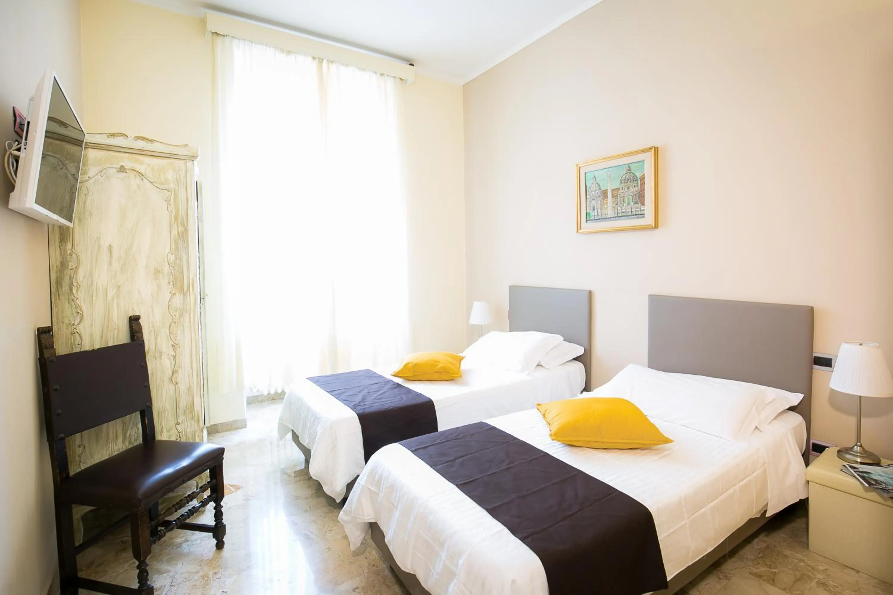 Bed in Nerva Accommodation Cavour