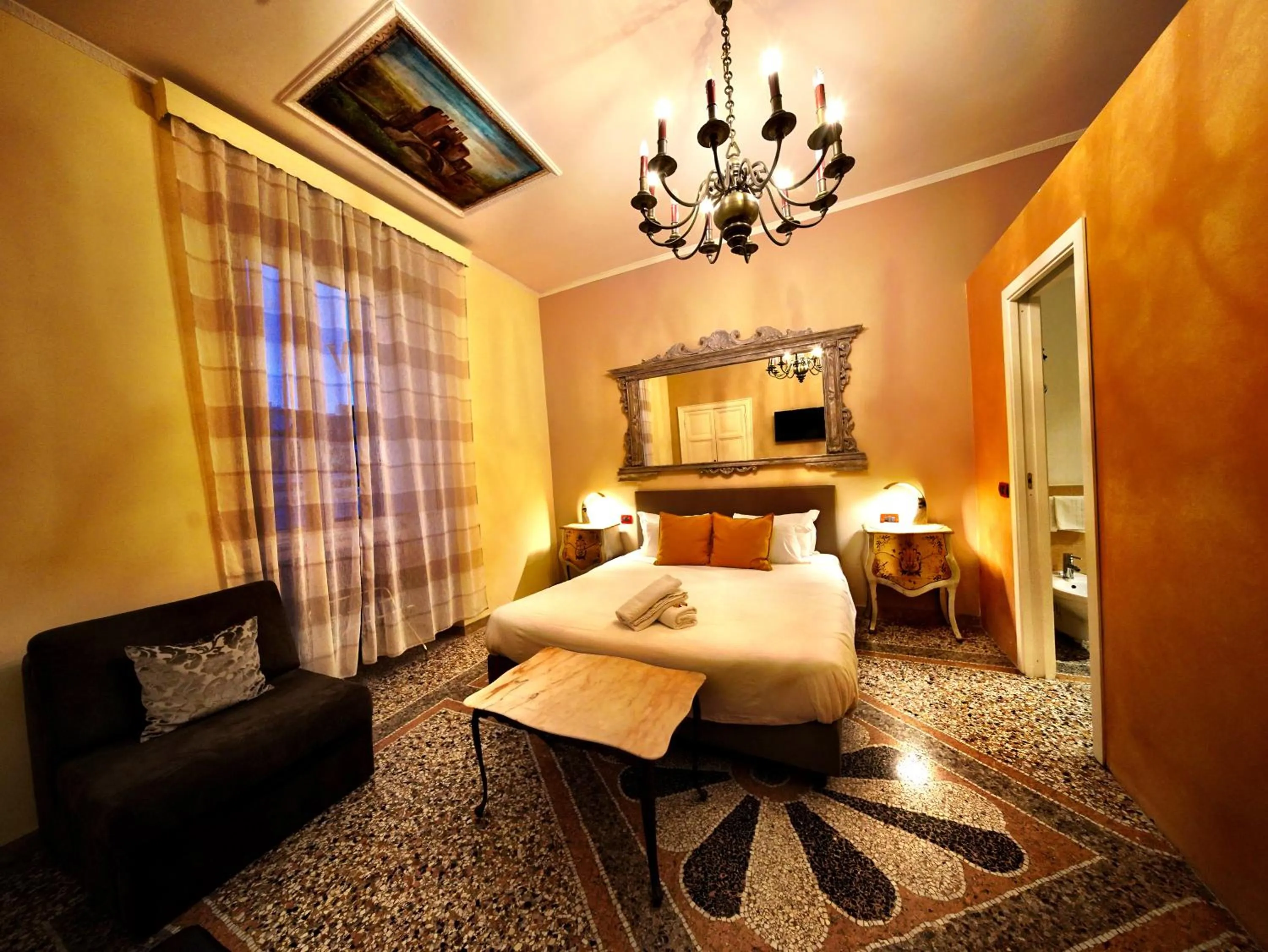 Bed in Nerva Accommodation Cavour