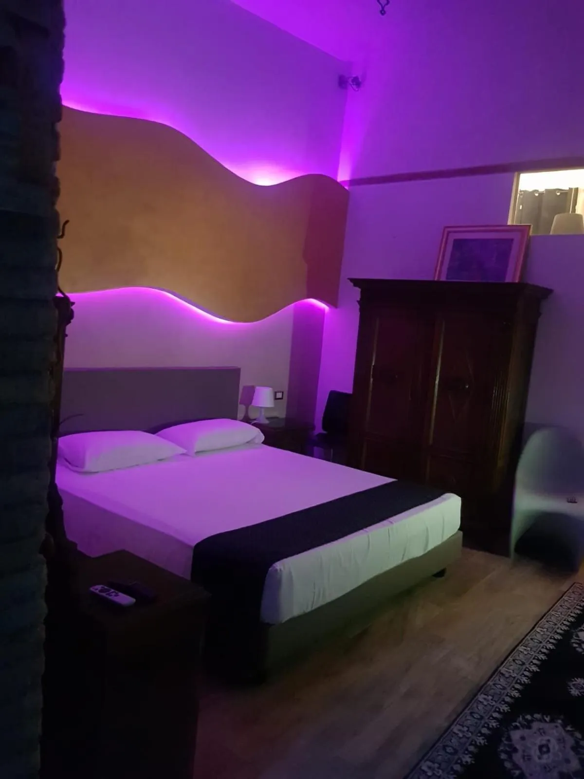 Bed in Nerva Accommodation Cavour