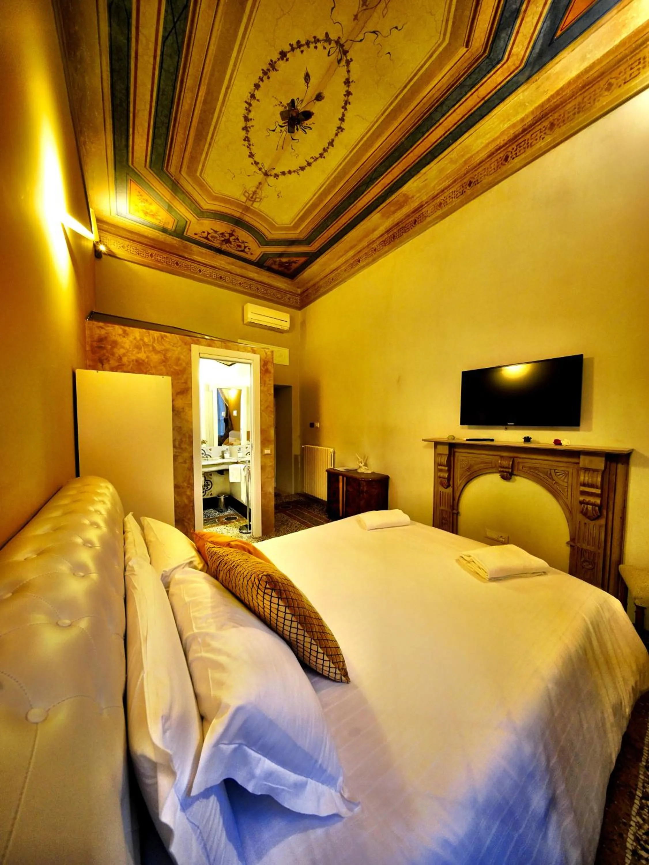 Bed in Nerva Accommodation Cavour