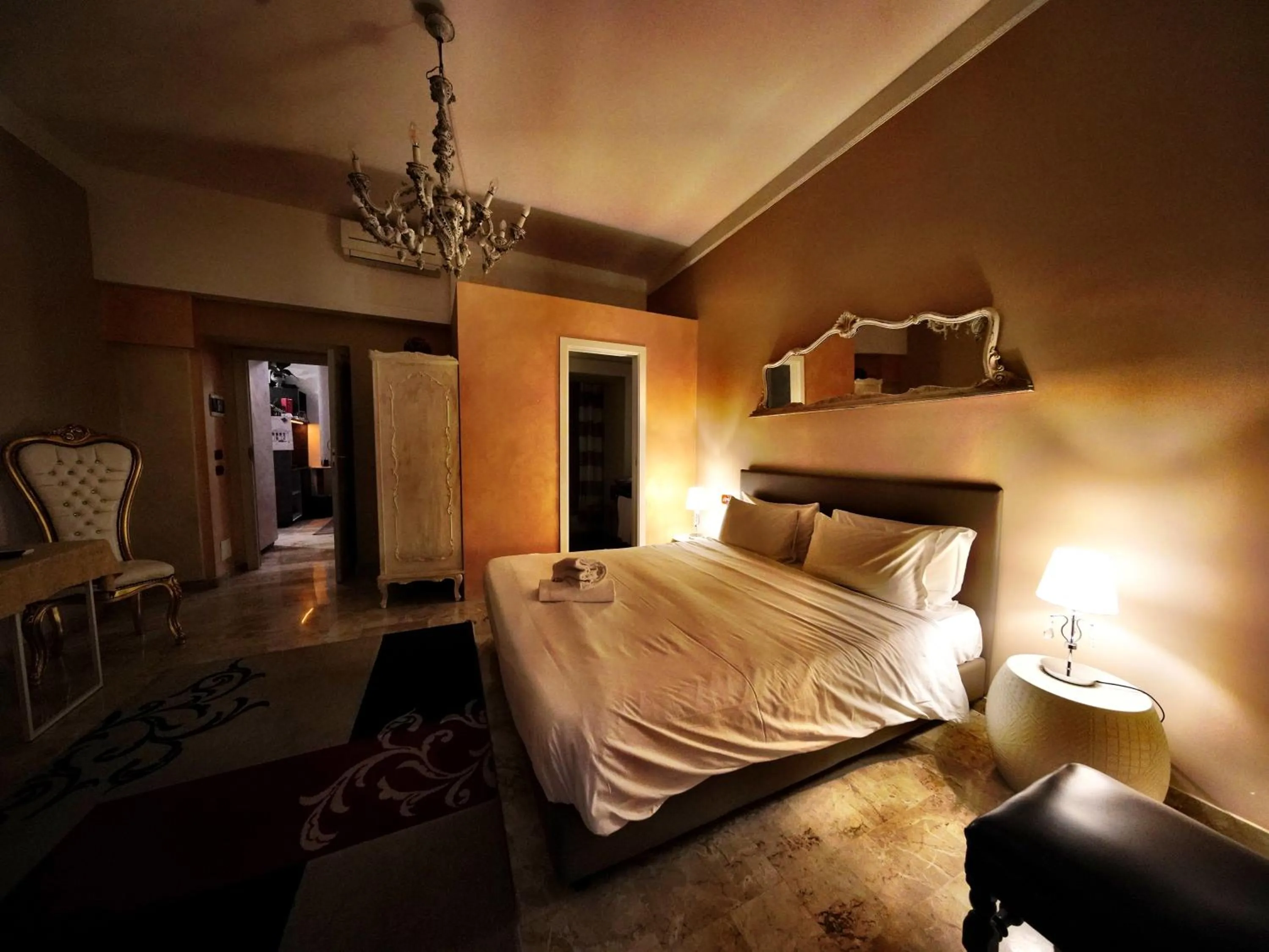 Bed in Nerva Accommodation Cavour