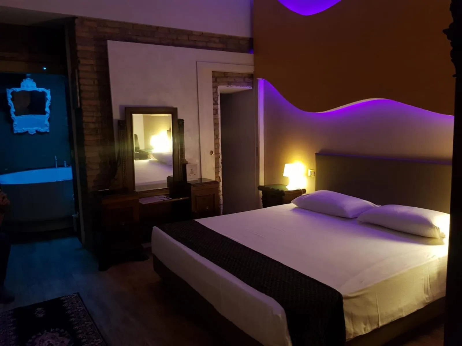 Bed in Nerva Accommodation Cavour