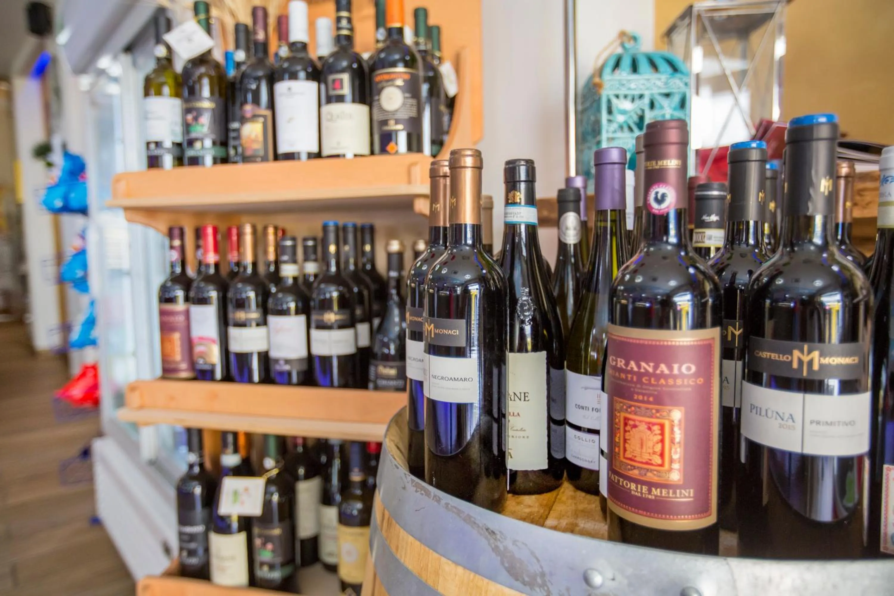 Alcoholic drinks in Belvedere Rent Rooms