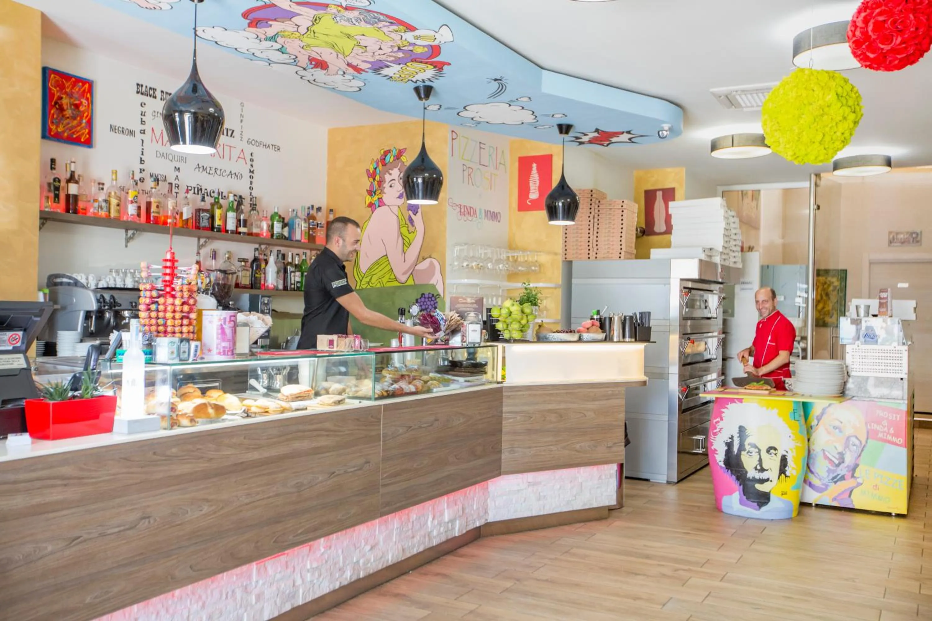 Restaurant/places to eat in Belvedere Rent Rooms