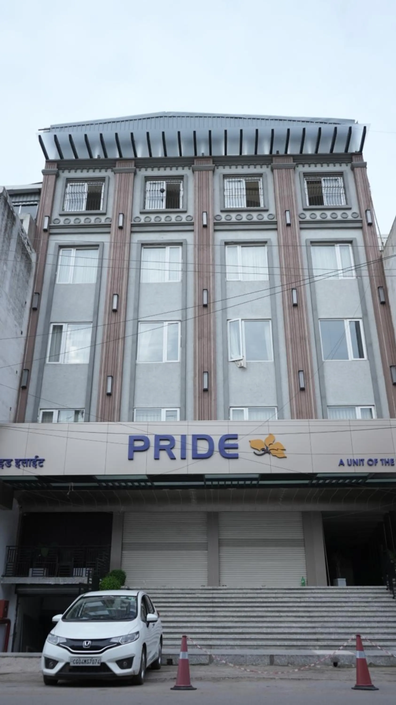 Facade/entrance in Pride Elite Raipur