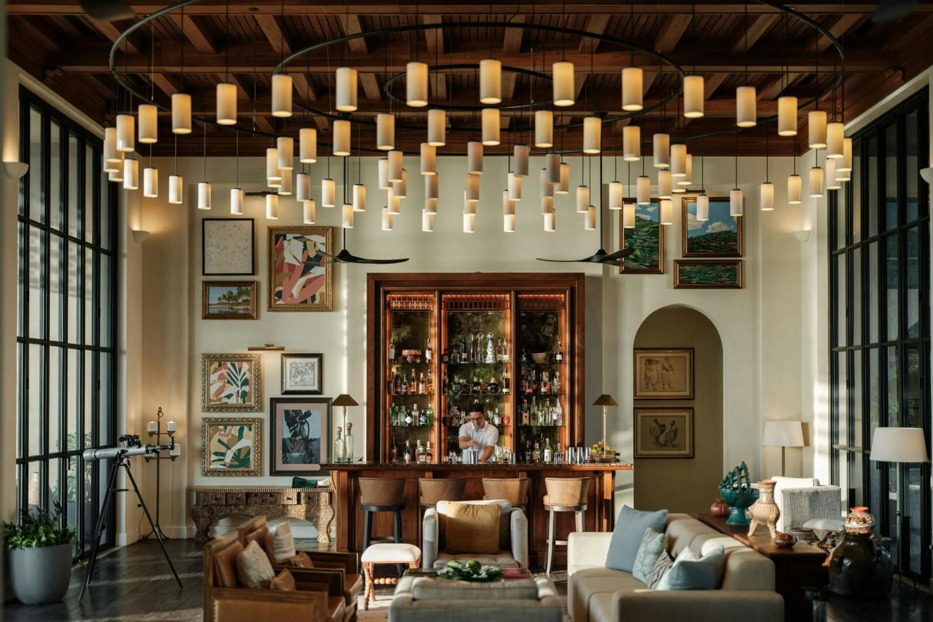 Lounge or bar in Nekajui Peninsula Papagayo, a Ritz-Carlton Reserve Residence