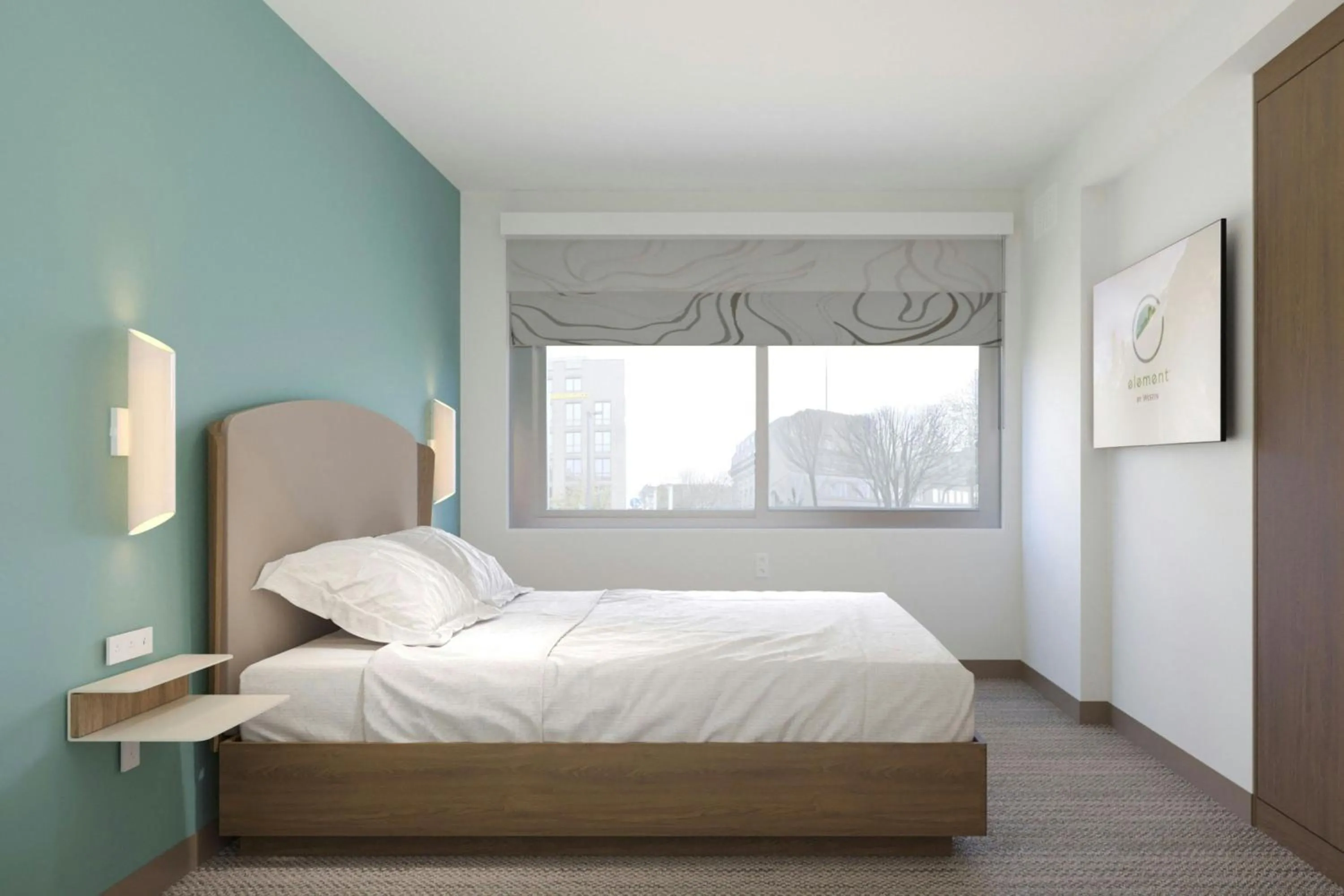 Bedroom, Bed in Element Opelika Auburn