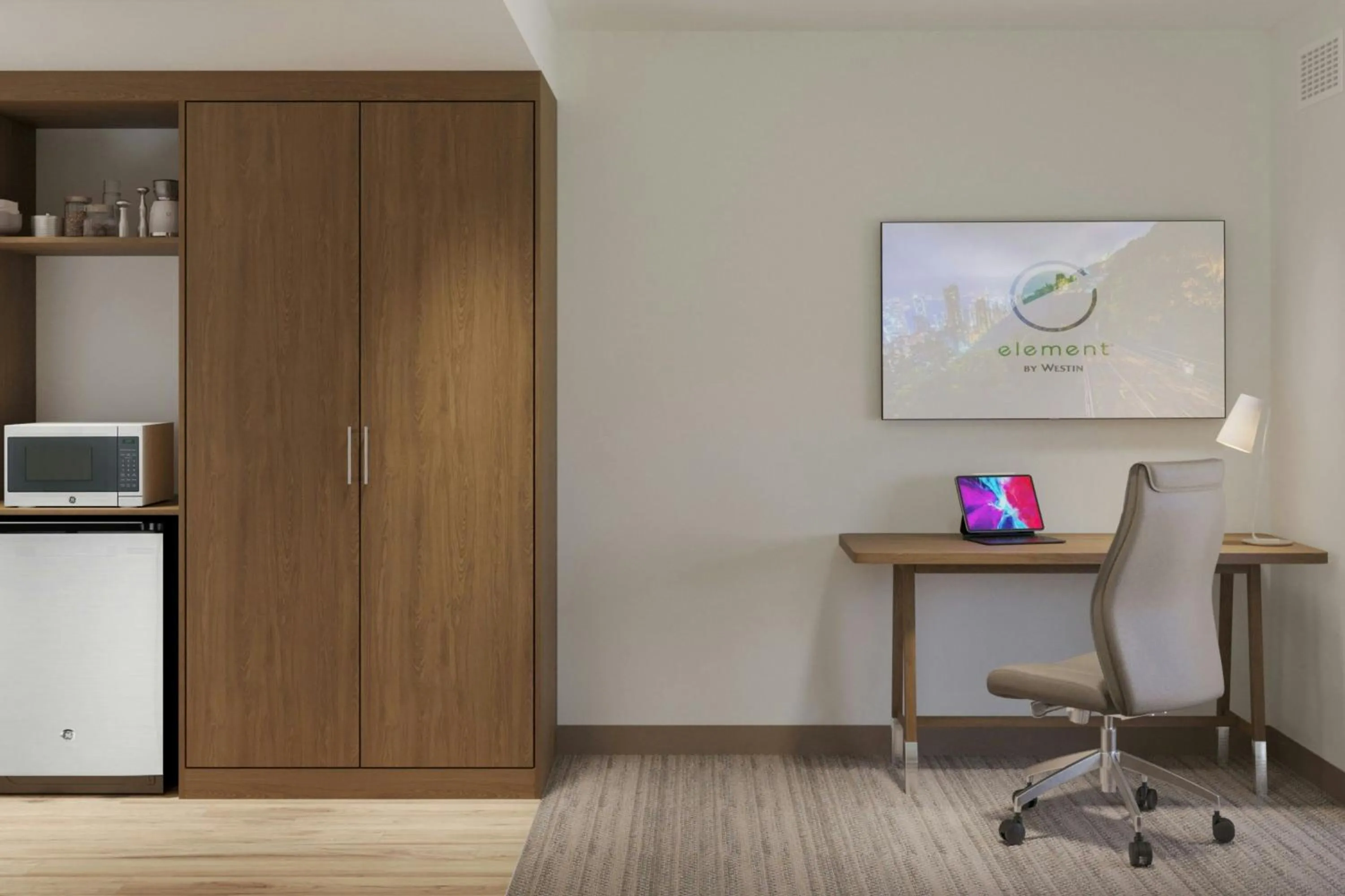 Photo of the whole room in Element Opelika Auburn