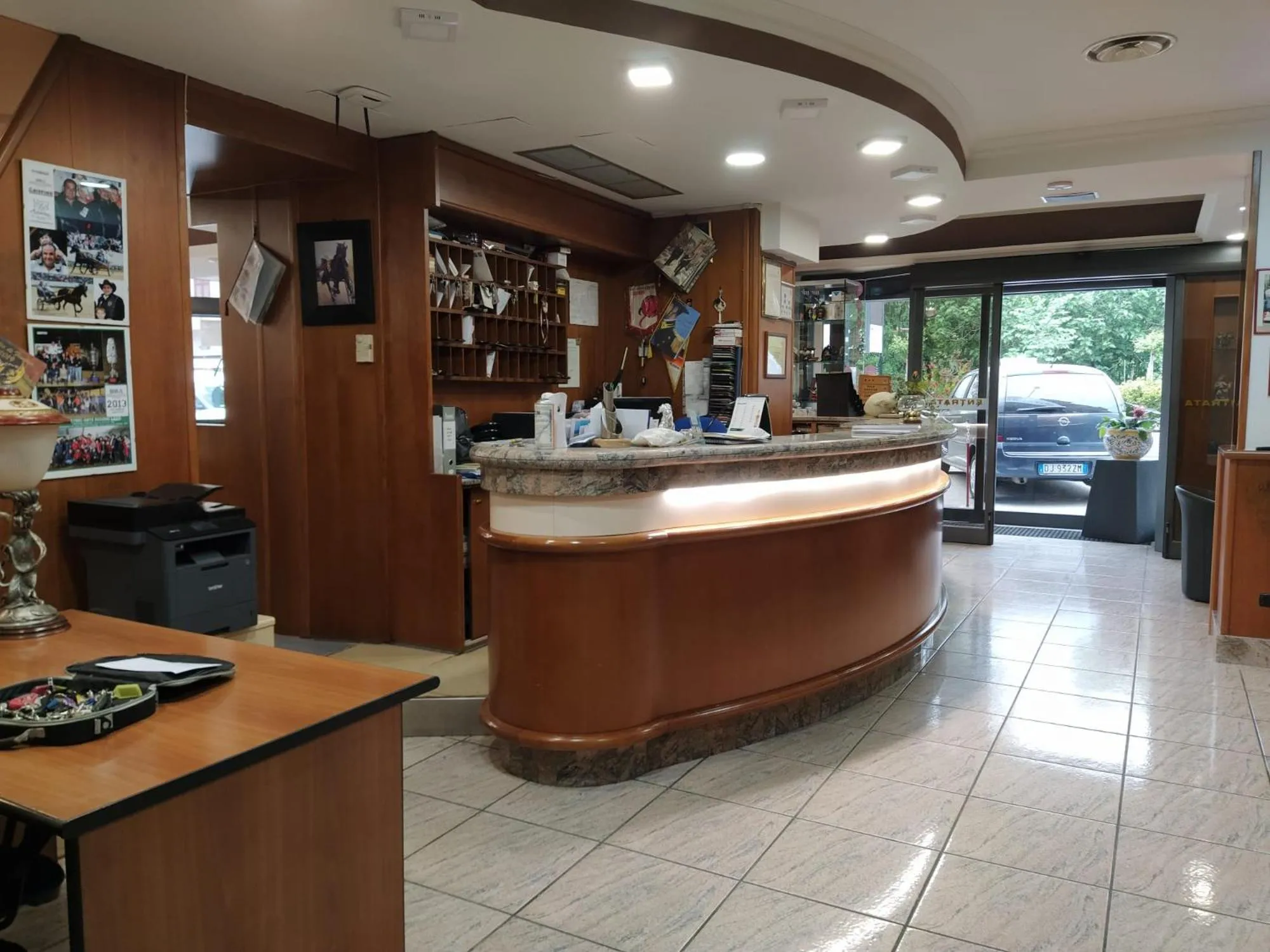 Lobby or reception in Hotel Residence Memmina