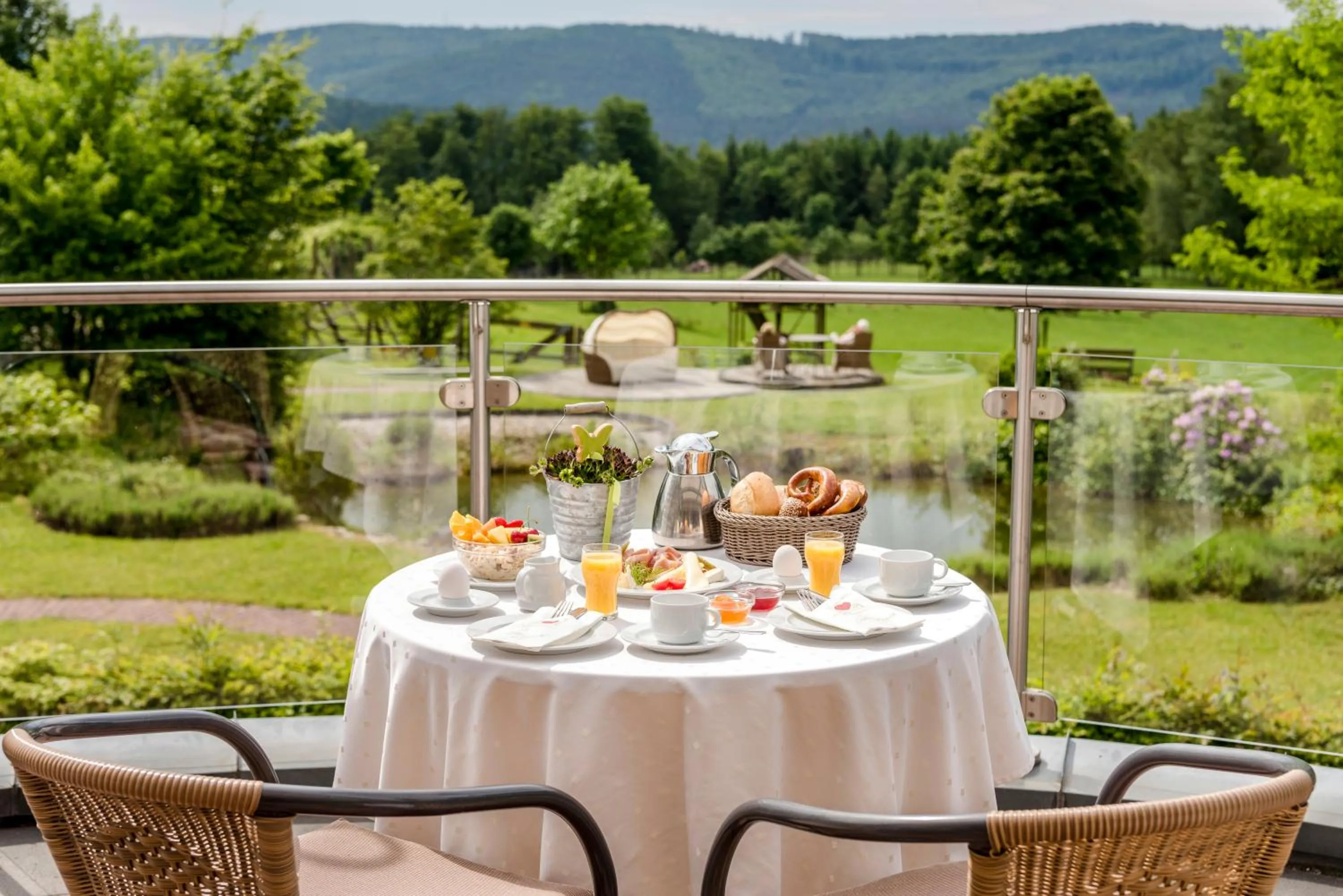 Buffet breakfast in Landhotel Heimathenhof