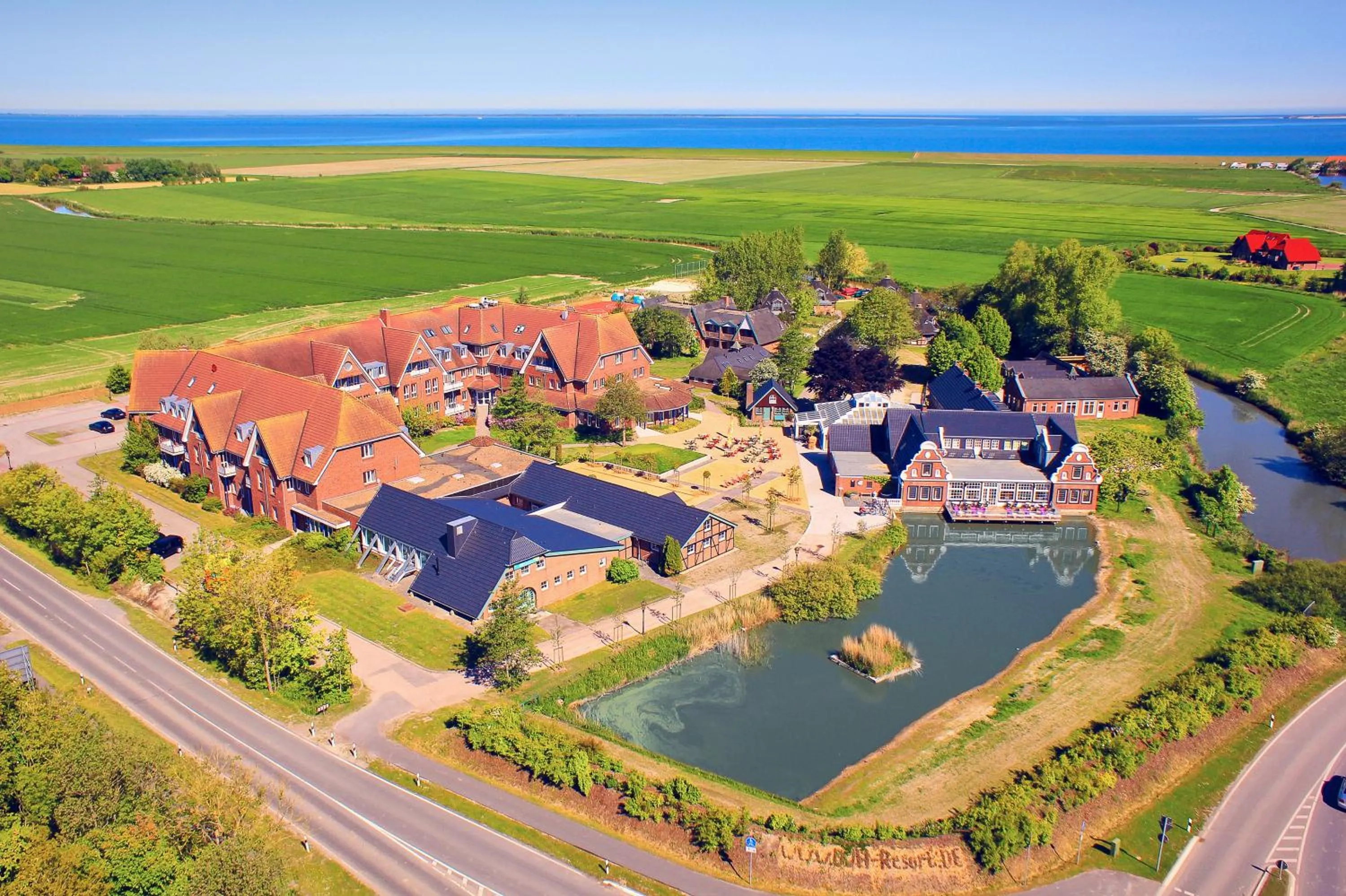 Bird's eye view in DJH Resort Neuharlingersiel