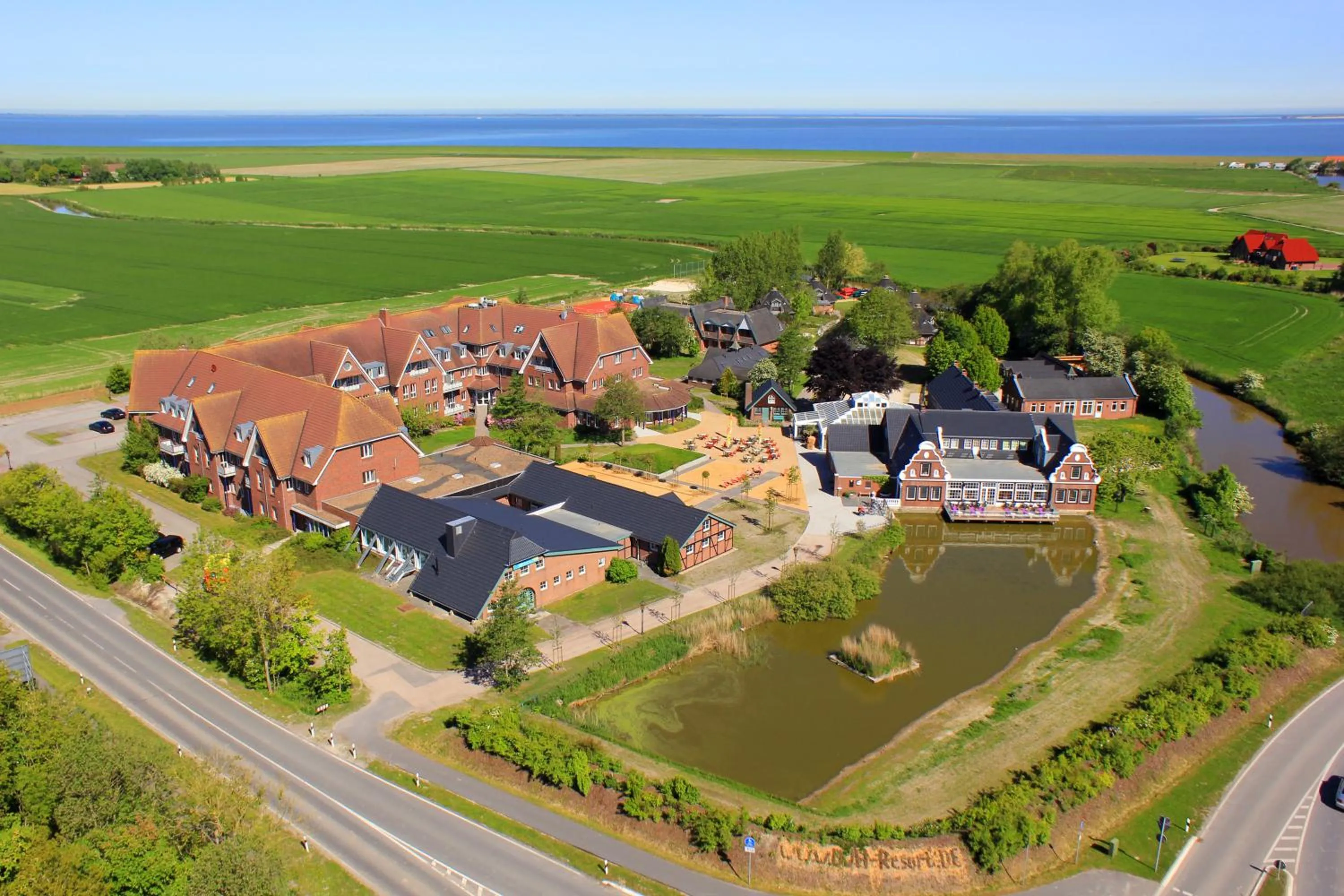 Bird's eye view in DJH Resort Neuharlingersiel