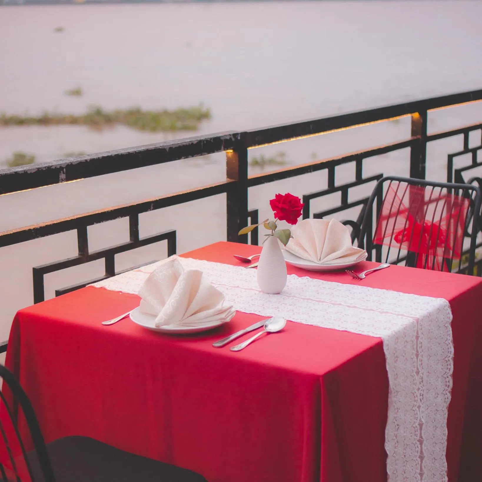 Dining area in Ben Tre Riverside Resort