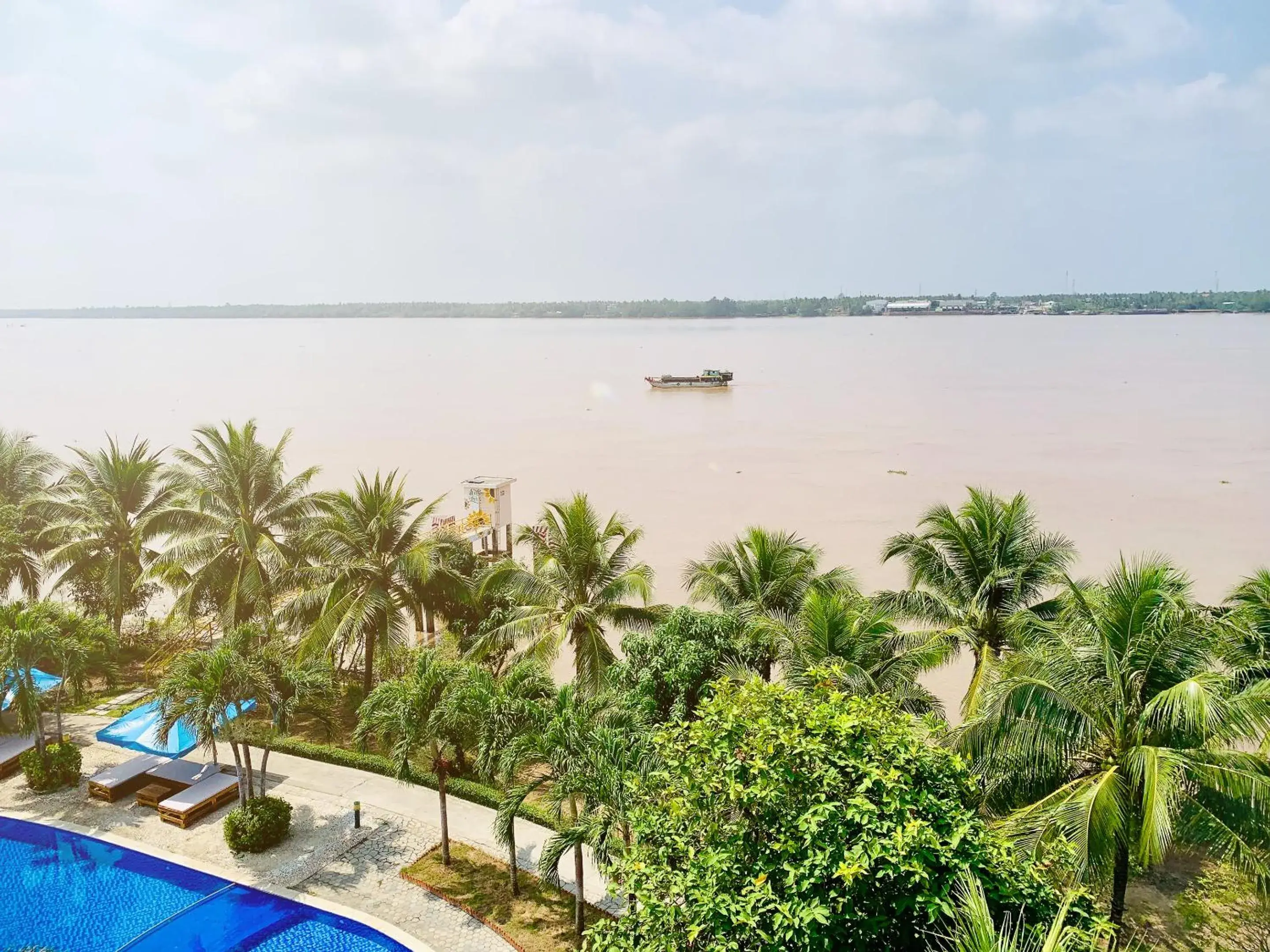 River view in Ben Tre Riverside Resort River view in Ben Tre Riverside Resort