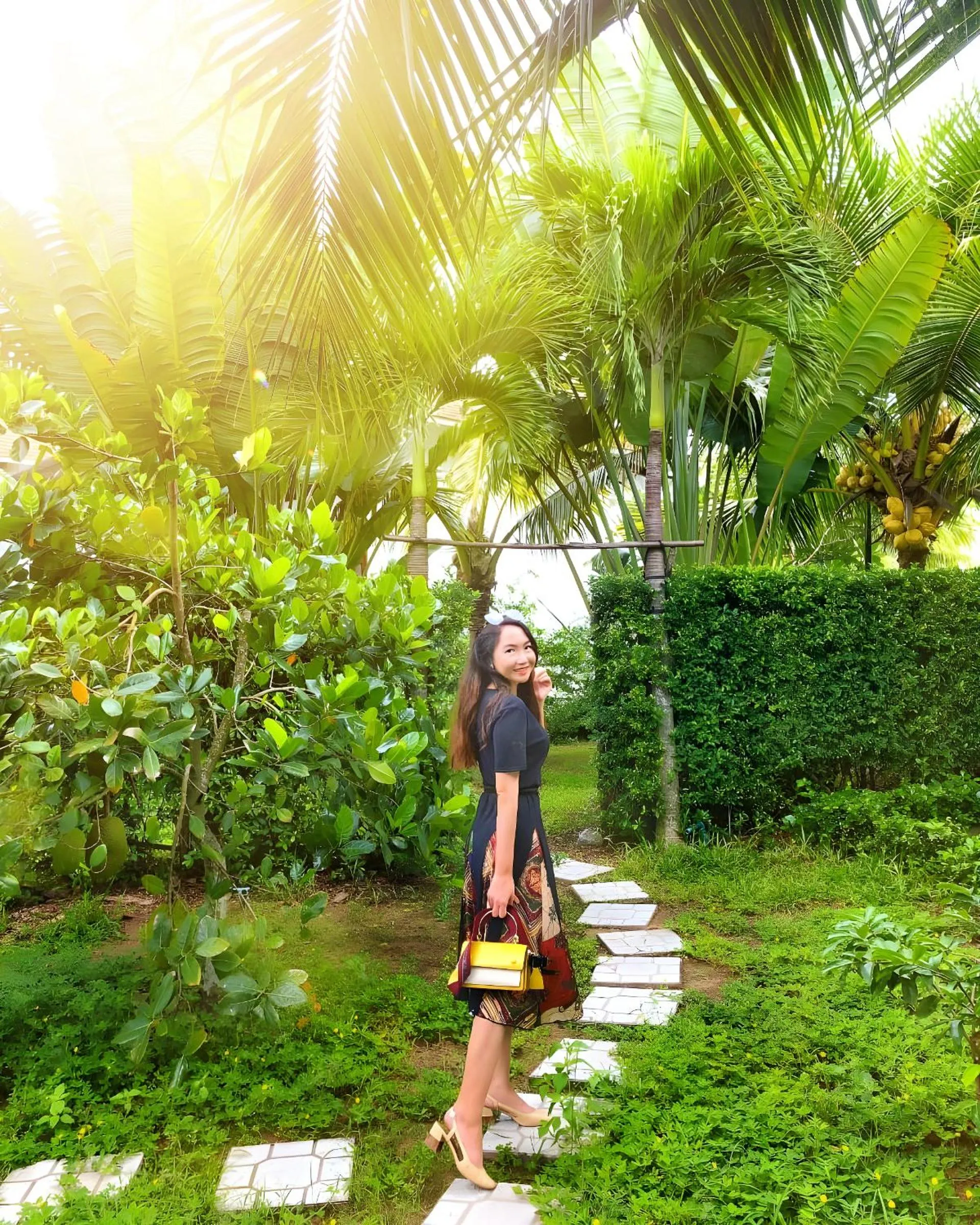 Garden in Ben Tre Riverside Resort