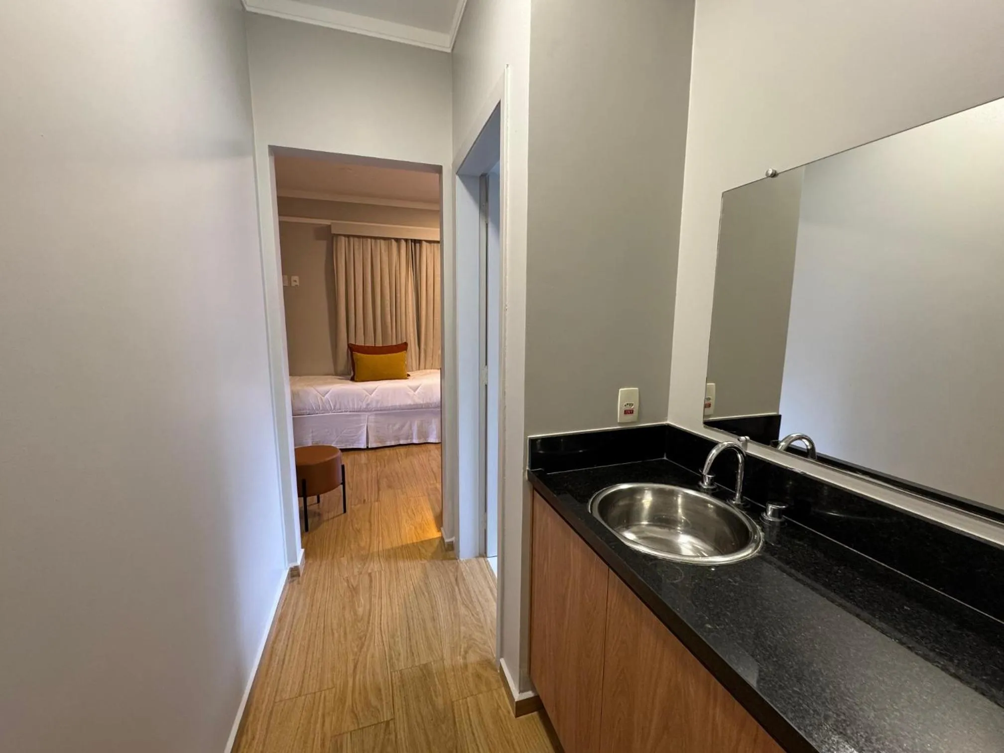 kitchen, Bed in Ecoblue Resort Avaré