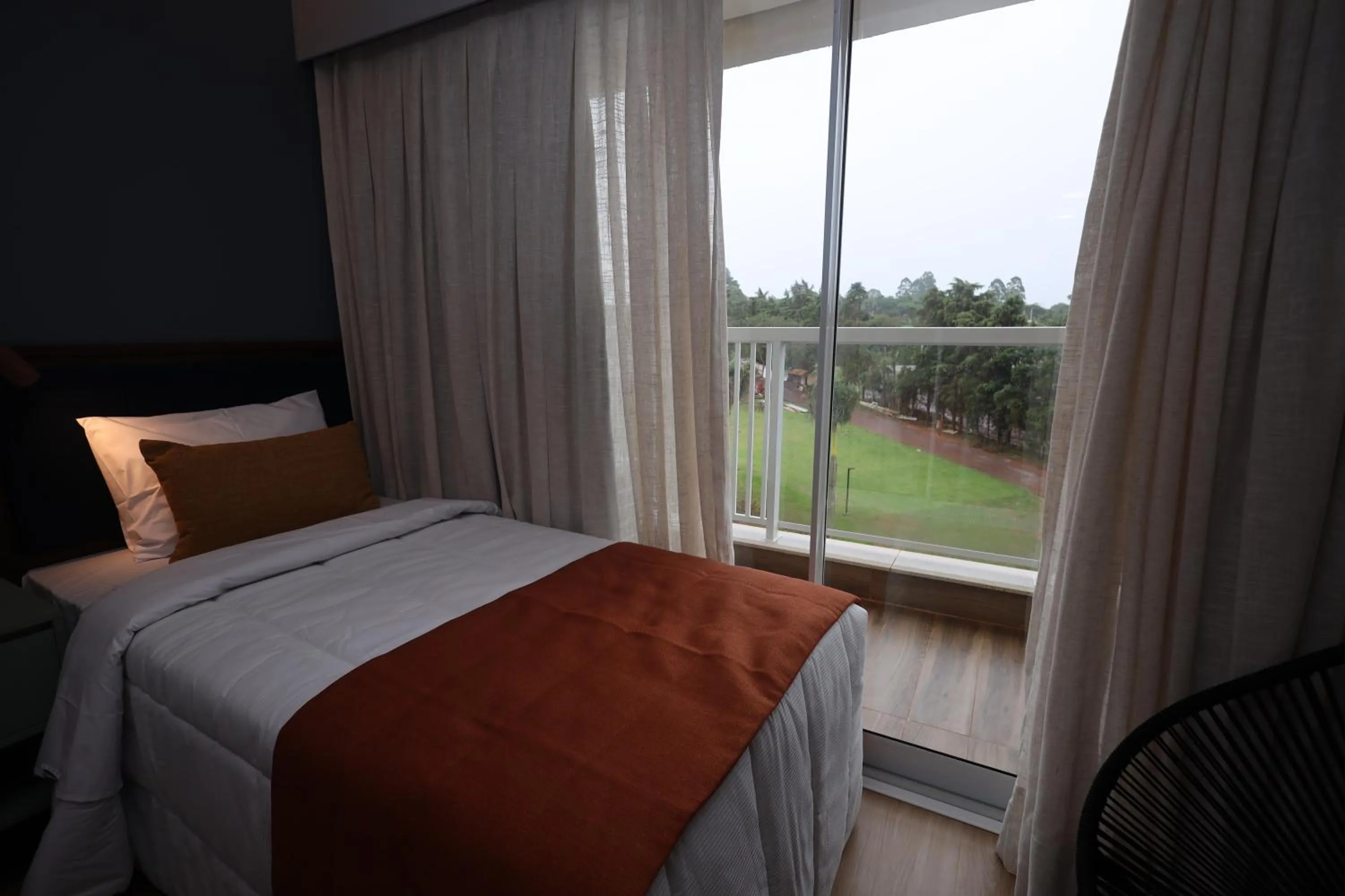 View (from property/room), Bed in Ecoblue Resort Avaré