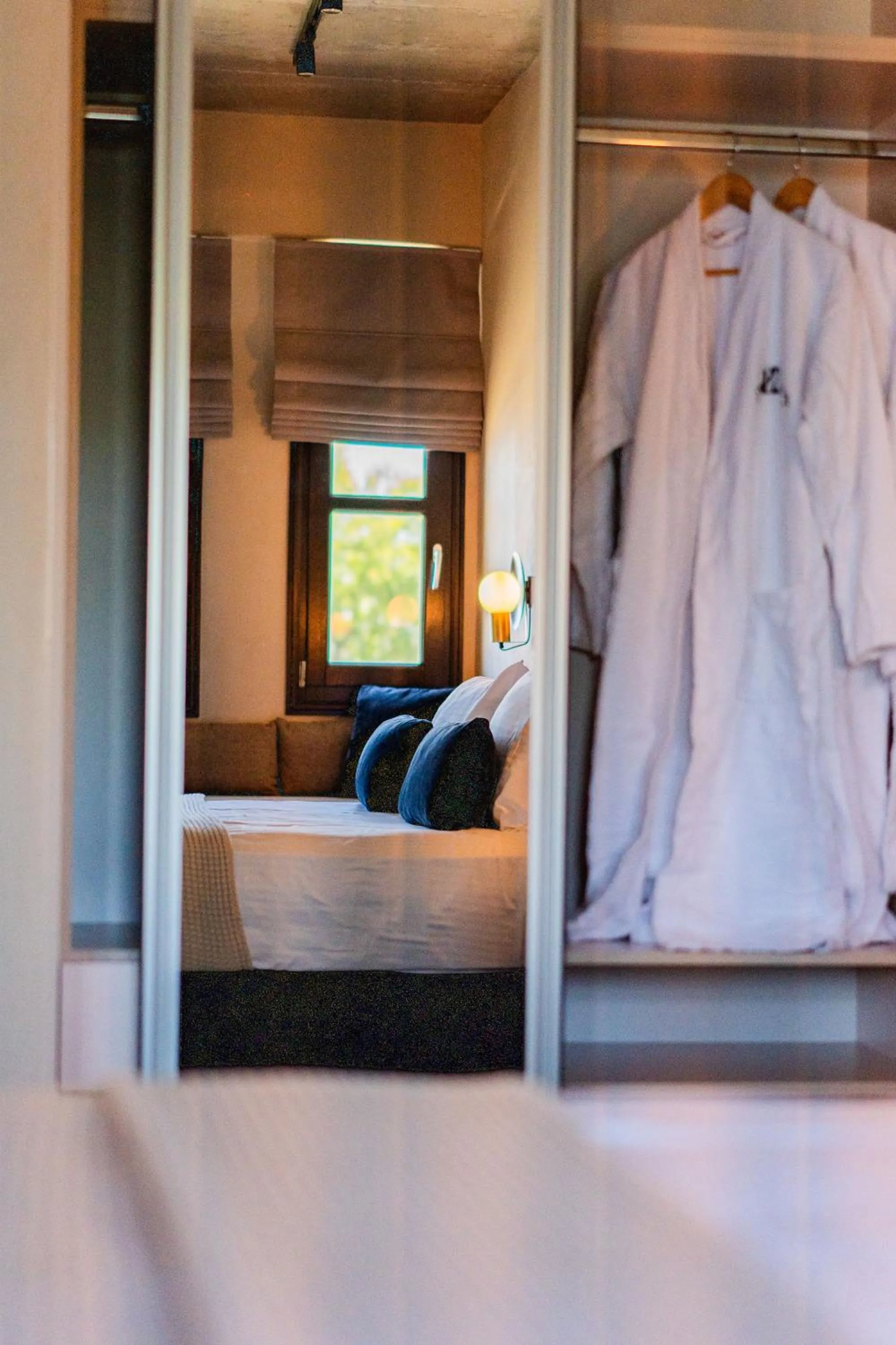 wardrobe, Bed in 12 Months Resort & Spa