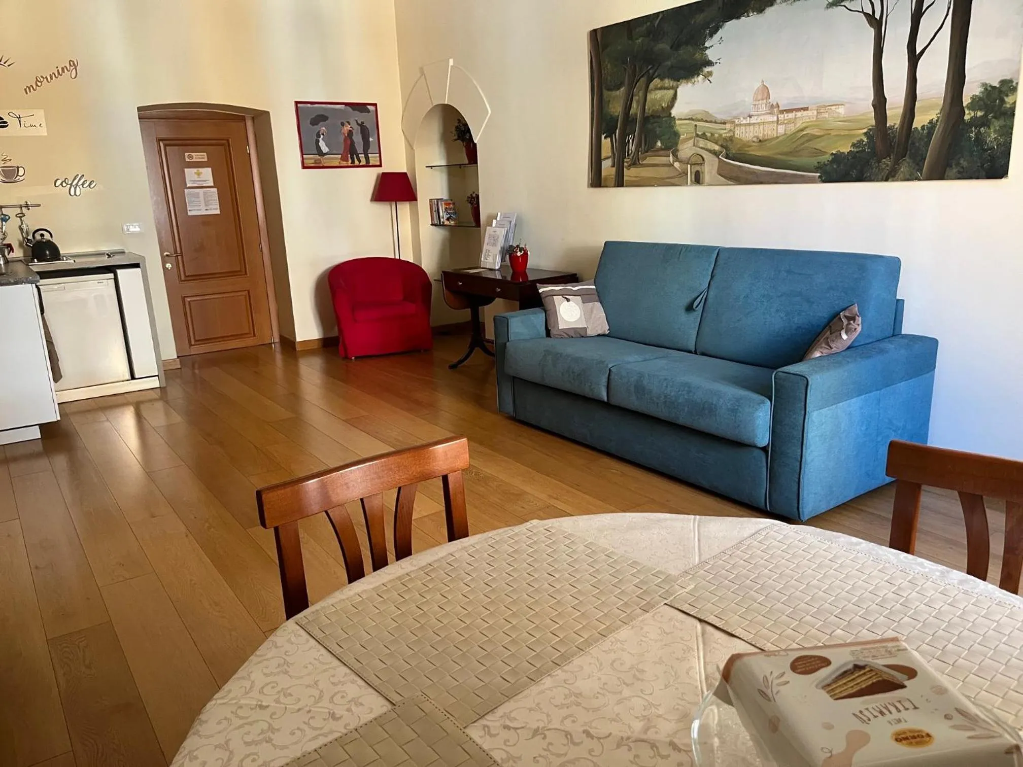 Living room in I Prati di Roma Suites